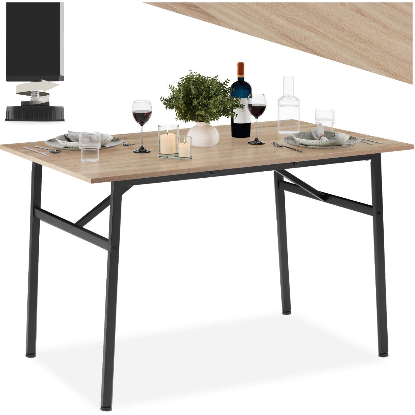 tectake Esstisch Swansea (1-St., 1 tlg), günstig online kaufen