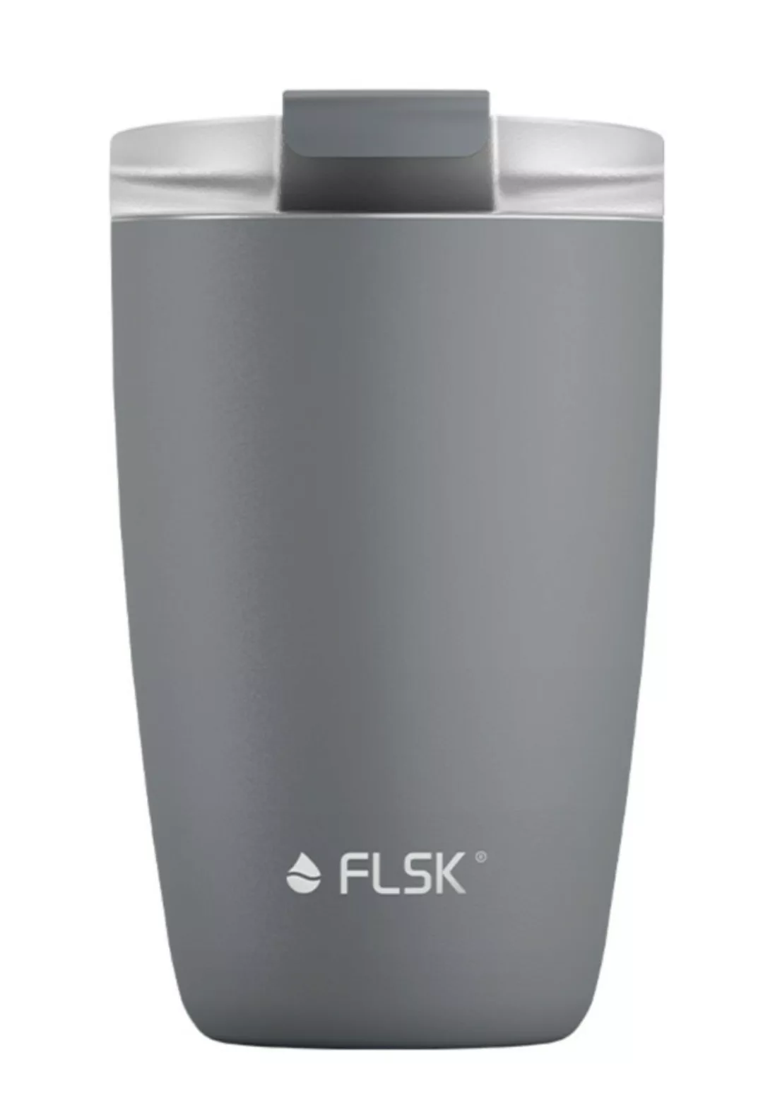 FLSK CUP Kaffeebecher Stone Grau Coffee to go-Becher 350 ml günstig online kaufen