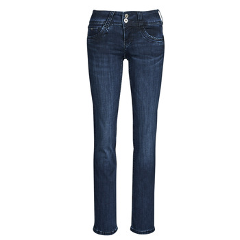 Pepe Jeans Damen Jeans Gen - Regular Fit - Blau - Blue Black Wiser günstig online kaufen