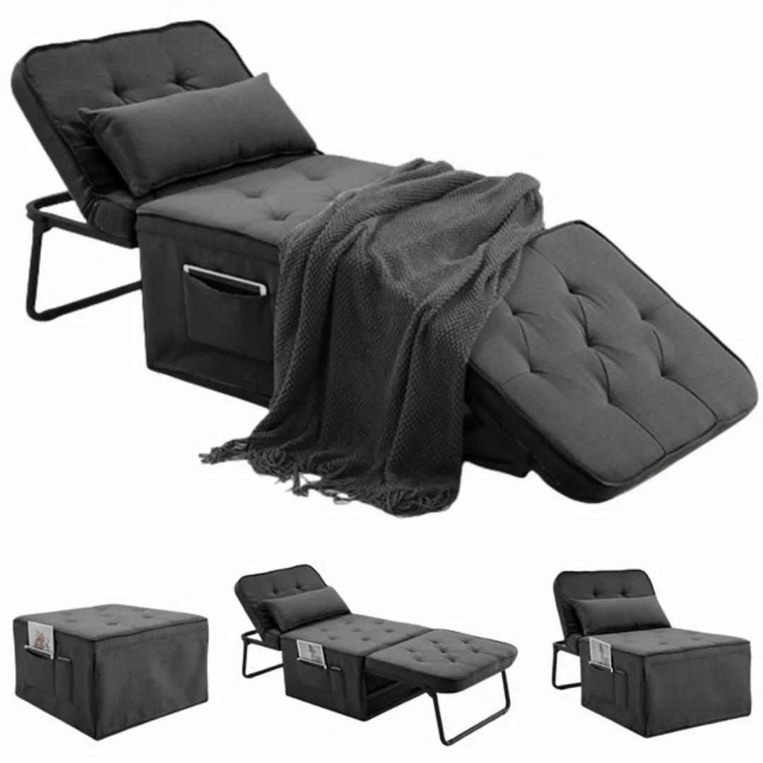 LUCKZON Schlafsofa 4-in-1 multifunktionaler faltbarer Hocker atmungsaktives günstig online kaufen