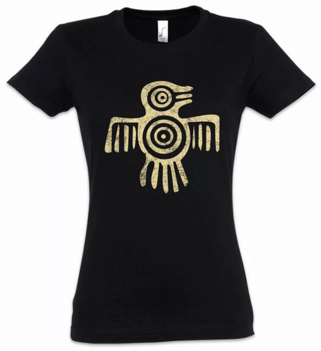 Urban Backwoods Print-Shirt Aztec Bird II Damen T-Shirt Native Indian Ameri günstig online kaufen