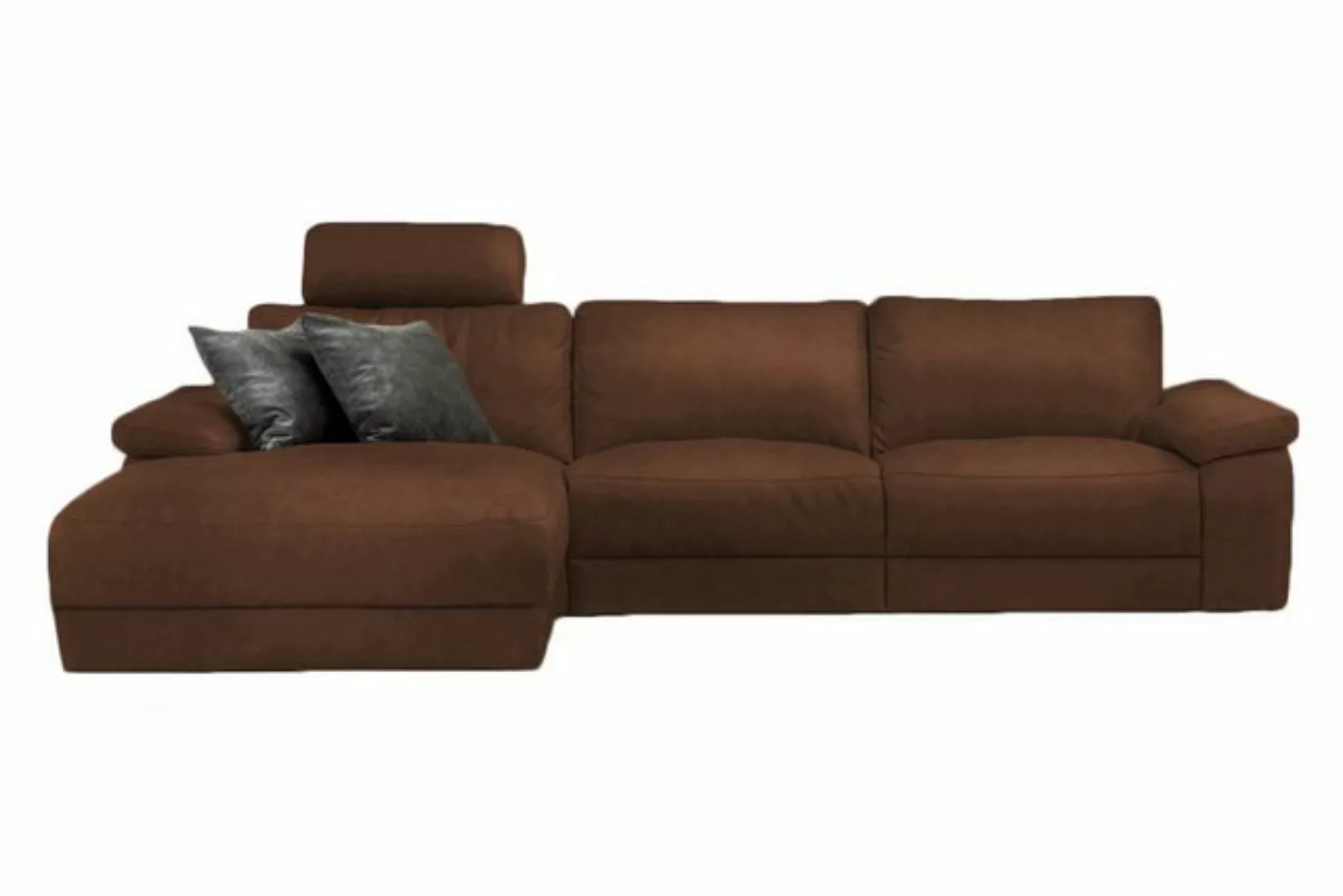 KAWOLA Ecksofa LOLA XL, Couch L-Form rechts oder links, Sitzvorzug motorisc günstig online kaufen