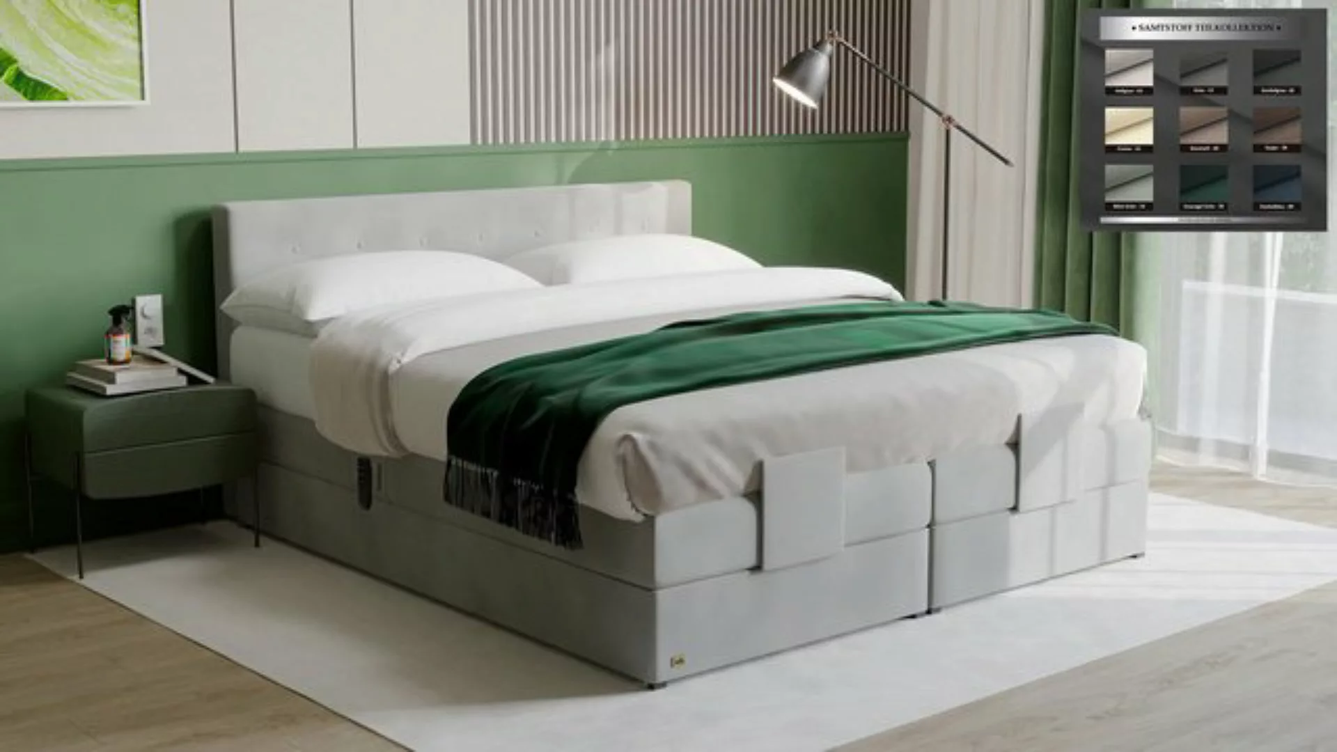 PAARA Boxspringbett 25GM elektrisch verstellbar mit Motor Dachschräge, inkl günstig online kaufen