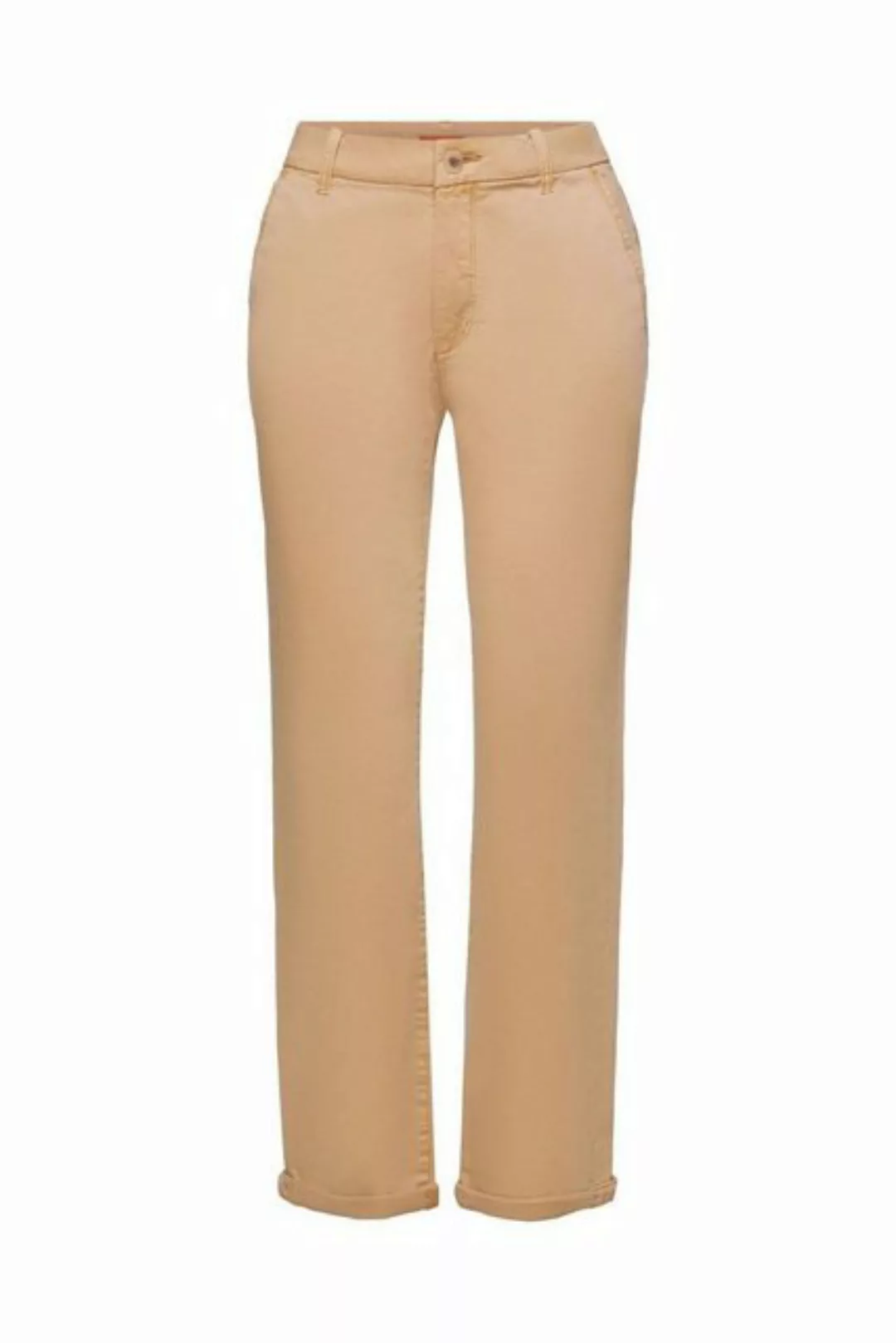 Esprit Stoffhose MR Str. Chino, BEIGE günstig online kaufen