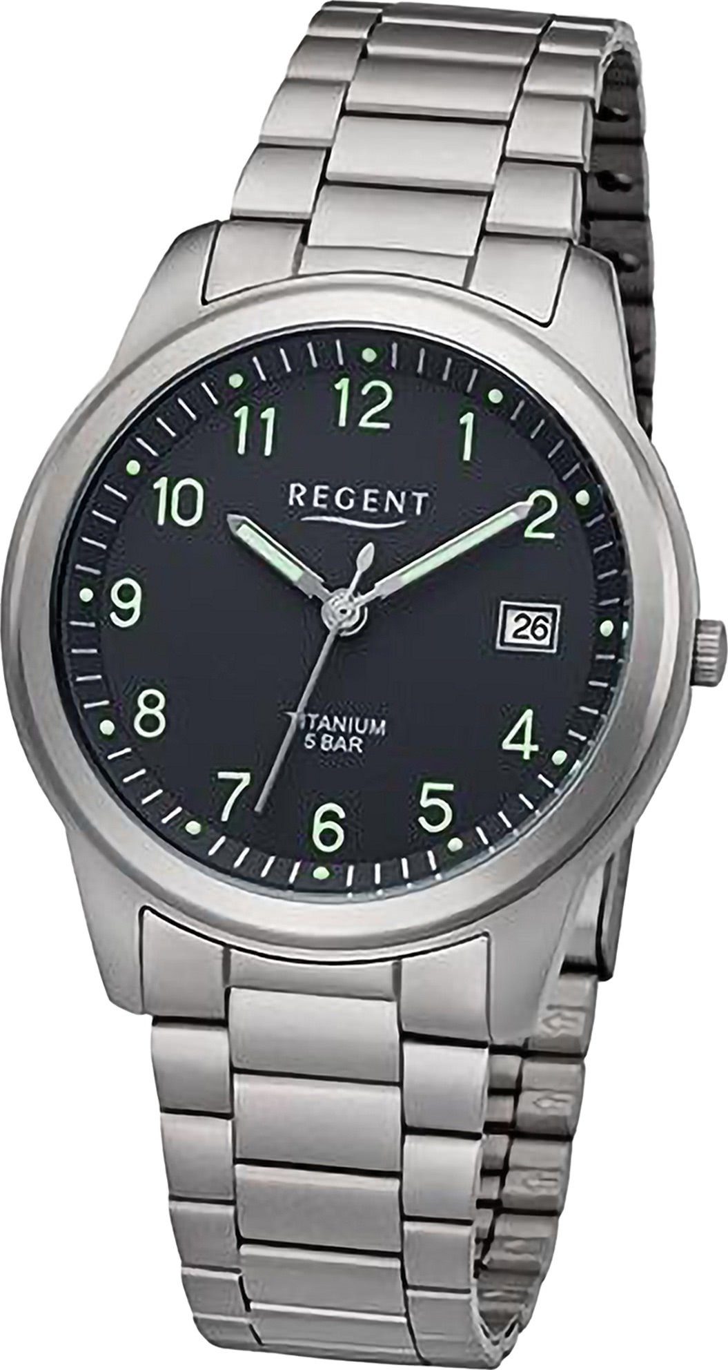 Regent Quarzuhr Regent Herren Armbanduhr Analog, günstig online kaufen
