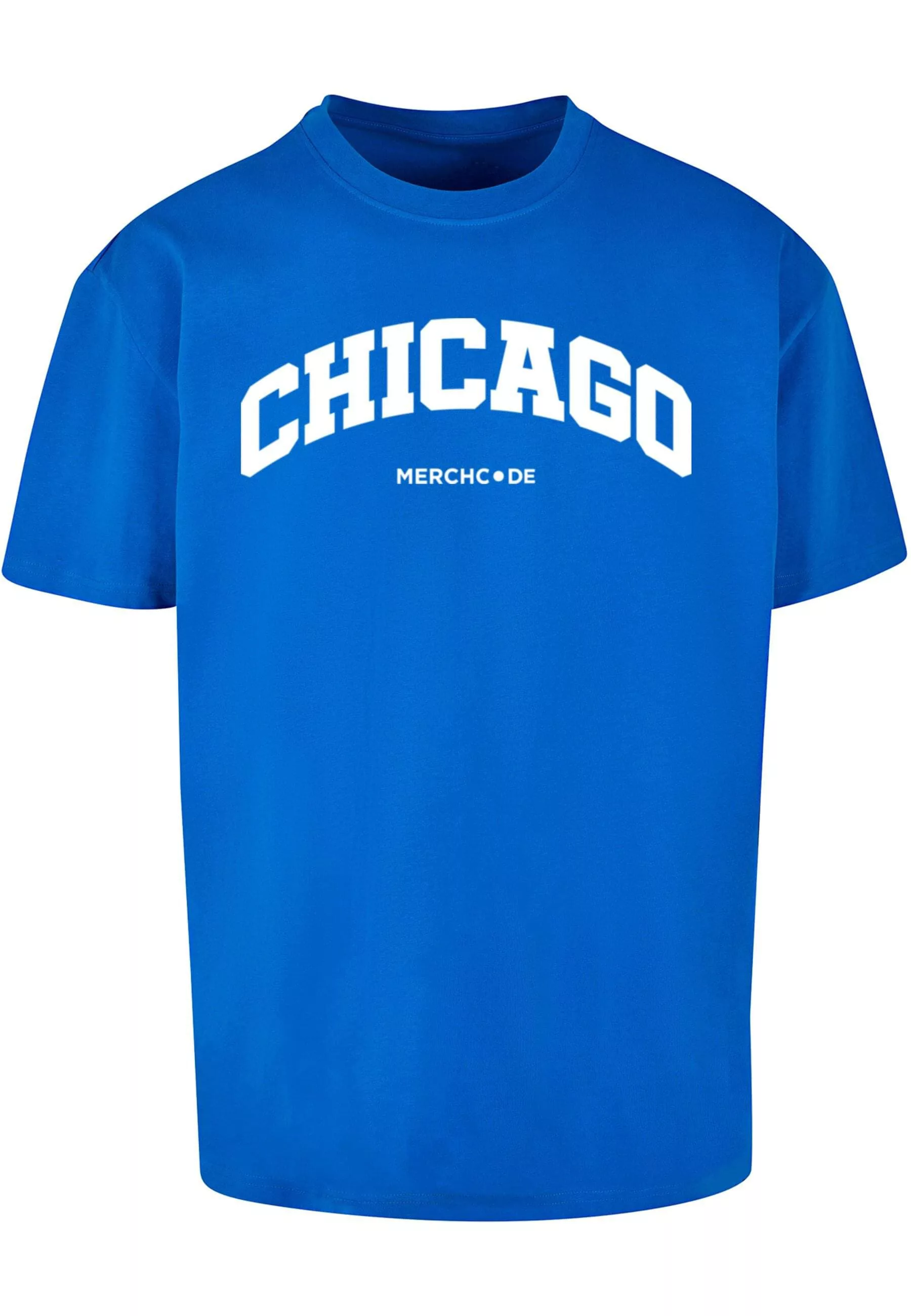 Merchcode T-Shirt "Merchcode Herren Chicago Wording - Heavy Oversize Tee" günstig online kaufen