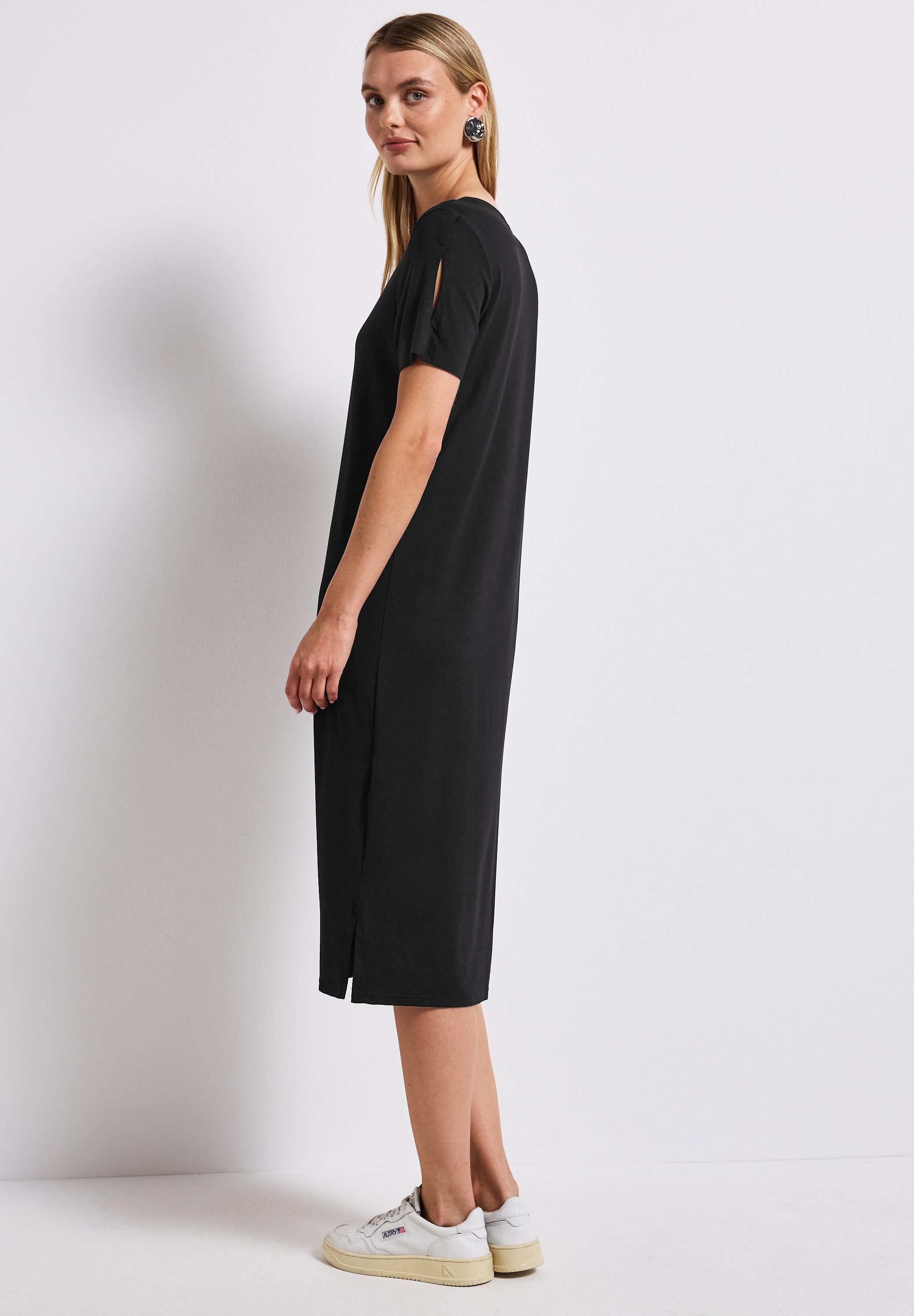 STREET ONE Midikleid, mit Rundhalsausschnitt günstig online kaufen