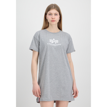 Alpha Industries  Röcke Basic Long T-Shirt BL W - greyheather/white günstig online kaufen
