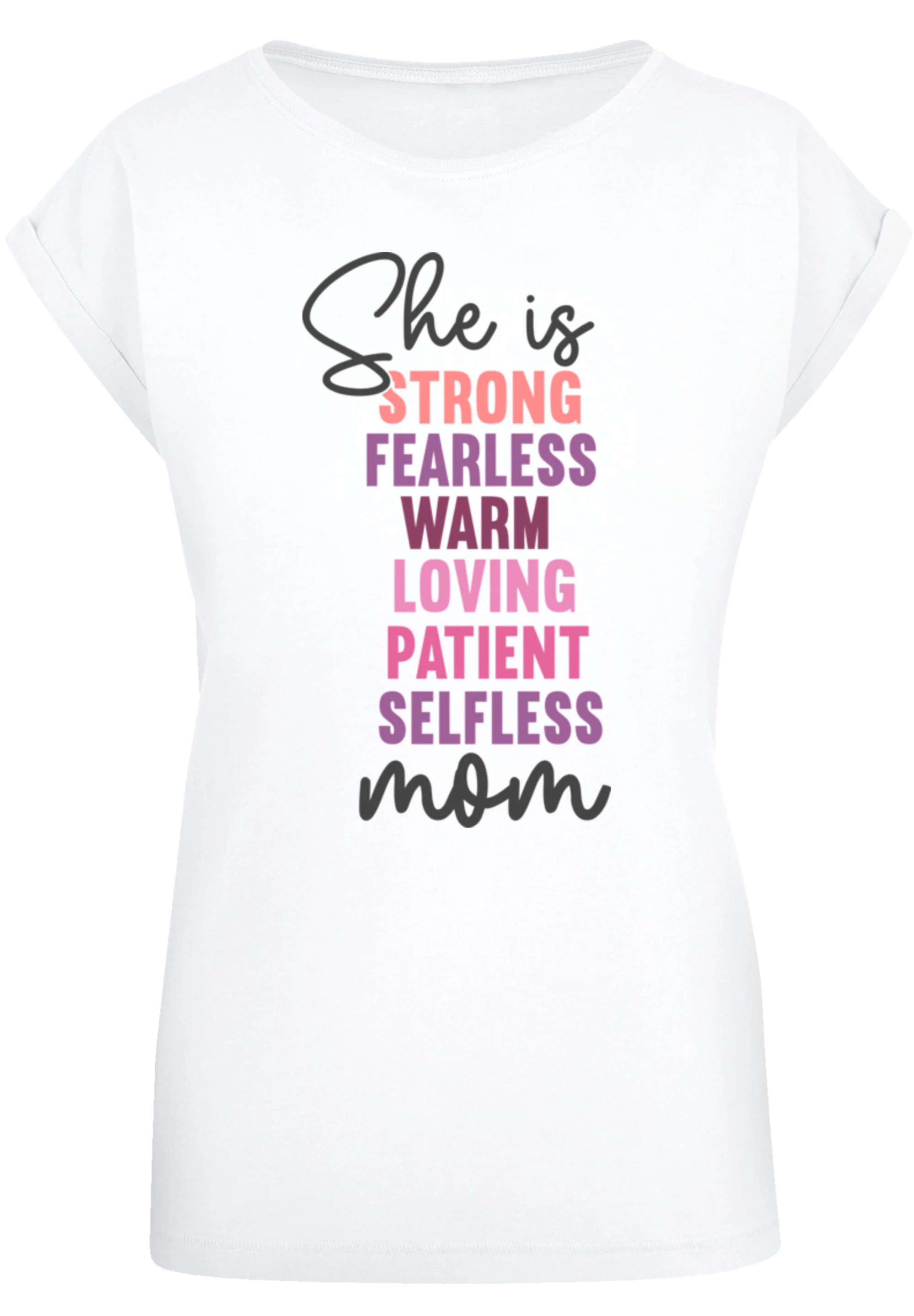 F4NT4STIC T-Shirt "Mothers Day Strong & Fearless Mom Inspirational Quote", günstig online kaufen