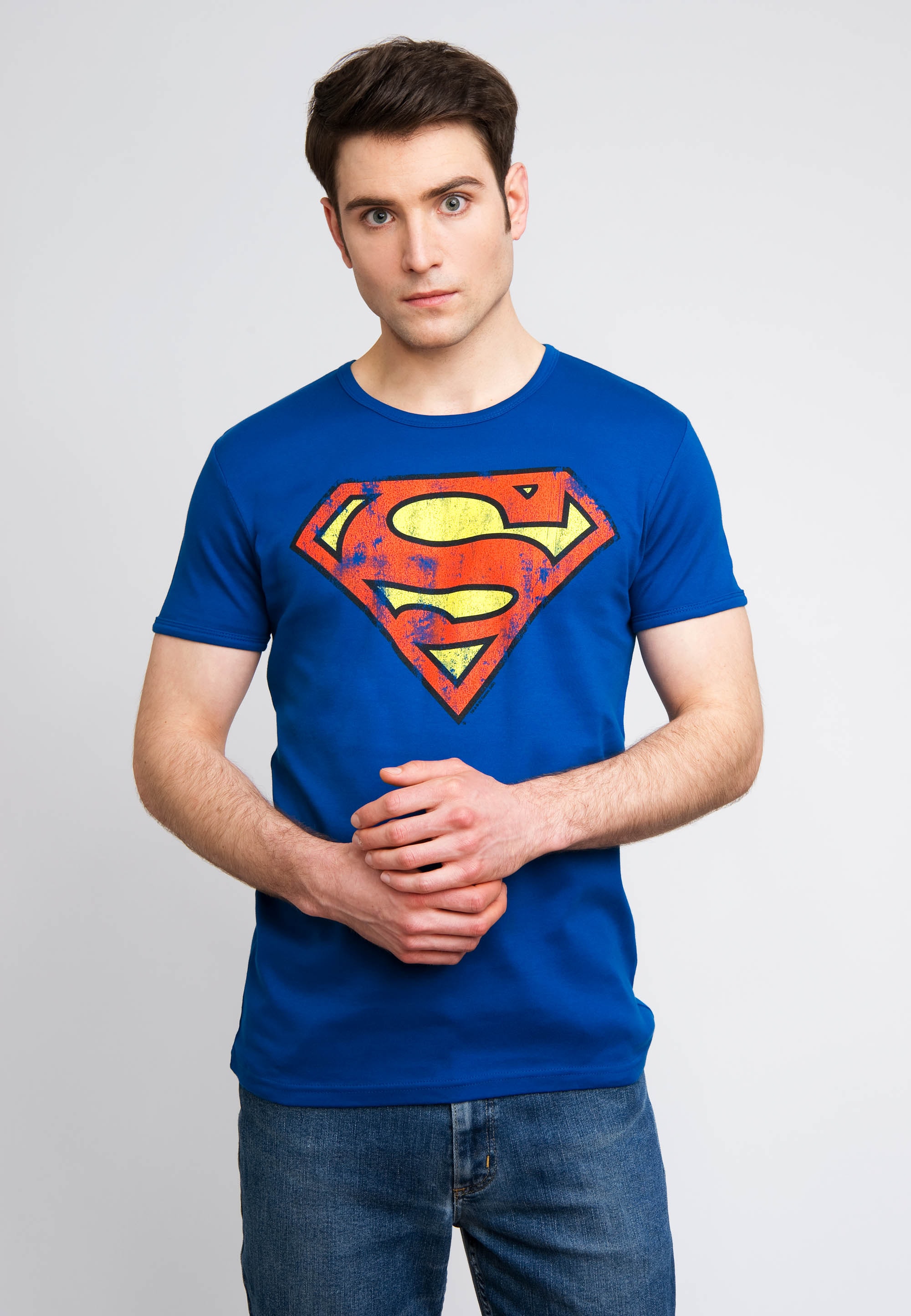 LOGOSHIRT T-Shirt "Superman", mit lässigem Retro-Print günstig online kaufen