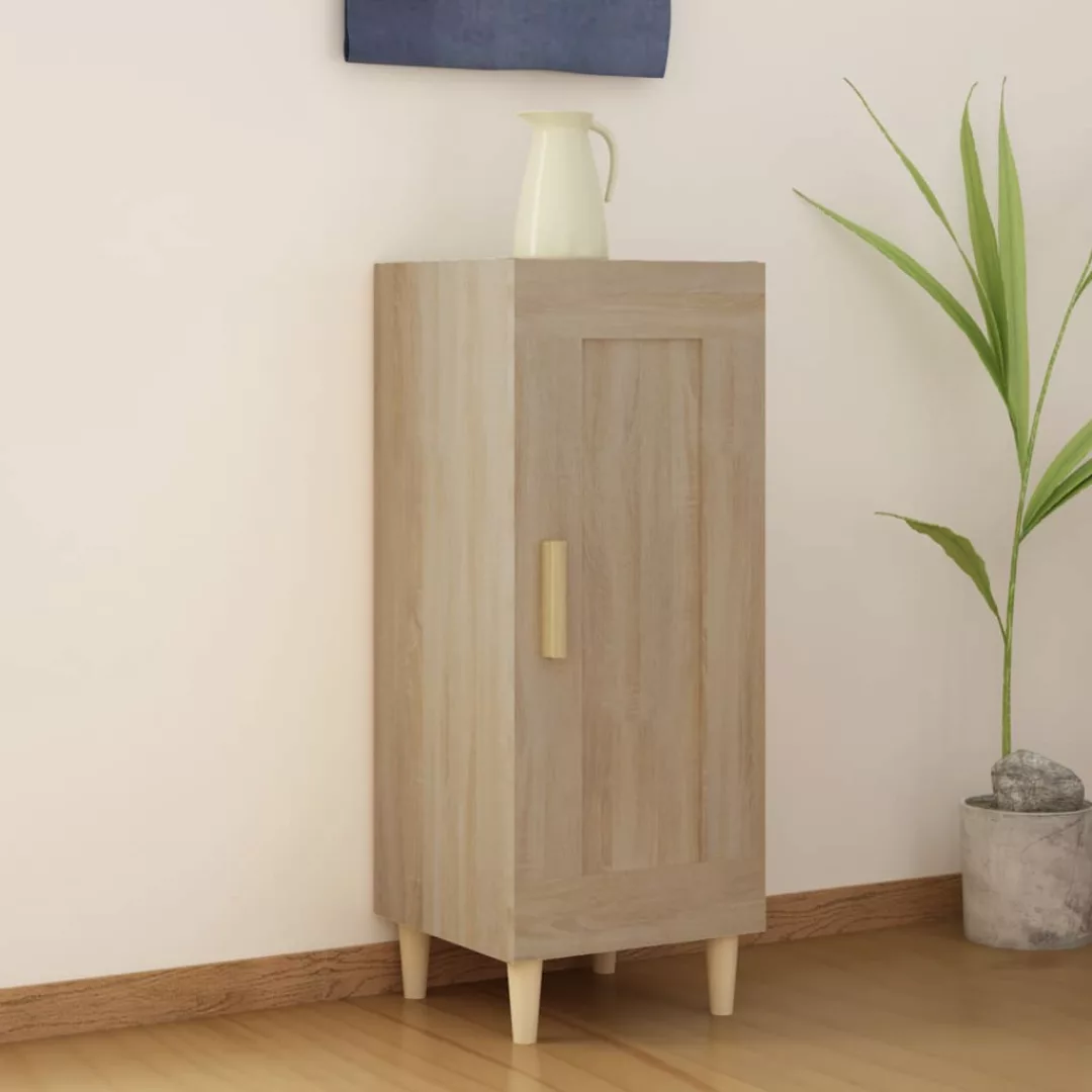 Vidaxl Sideboard Sonoma-eiche 34,5x34x90 Cm Holzwerkstoff günstig online kaufen