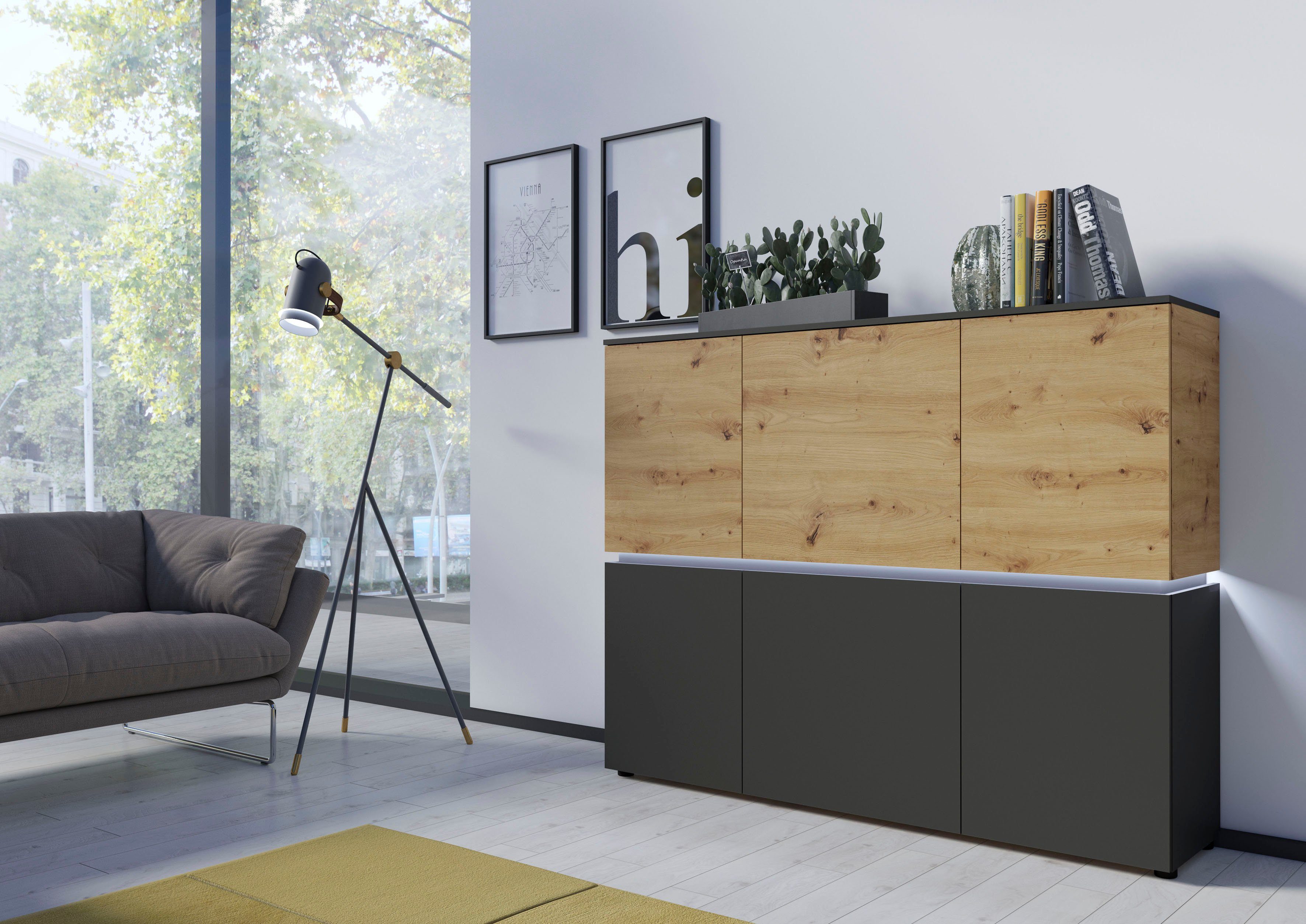 INOSIGN Highboard "Luci", Breite 165,5 cm günstig online kaufen