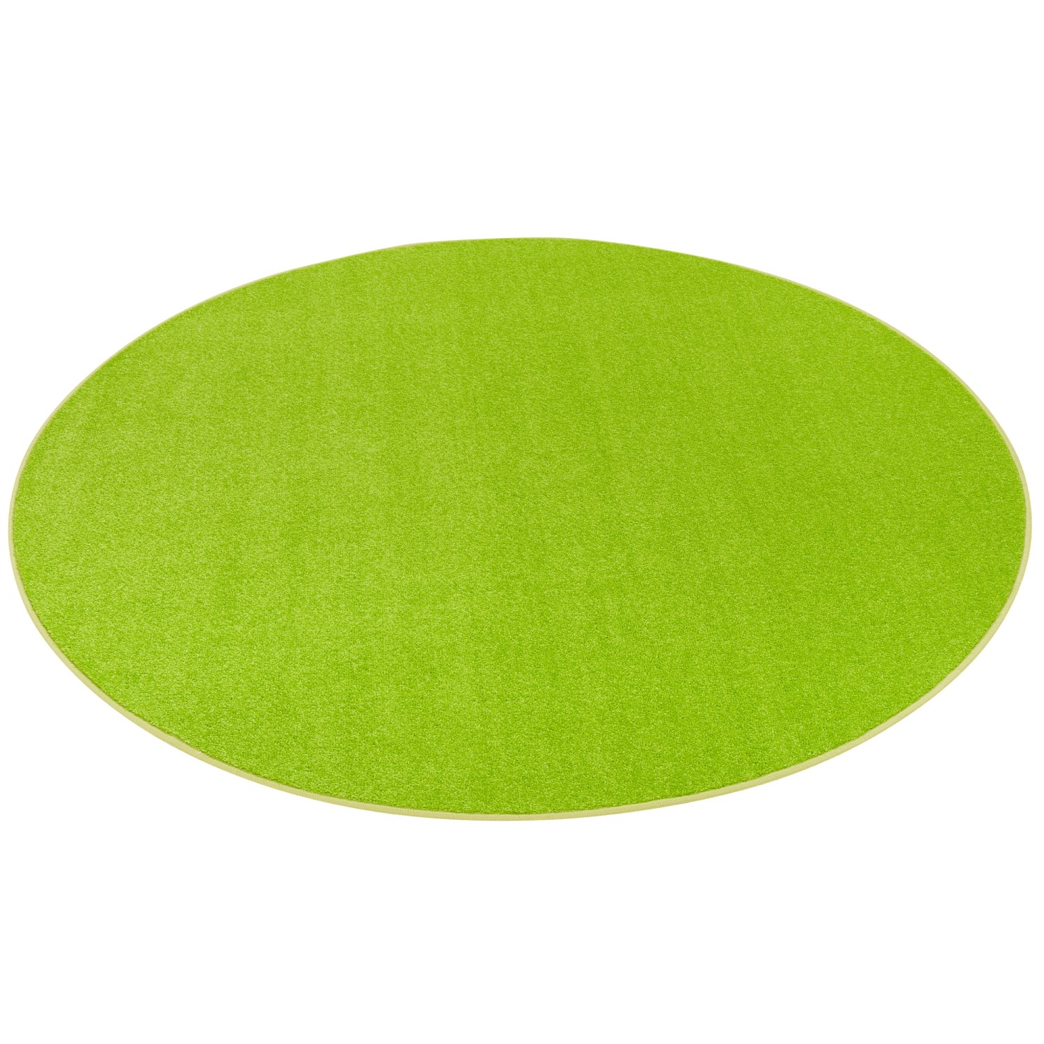 Snapstyle Trend Velours Teppich Joy Grasgrün 160cm Rund günstig online kaufen