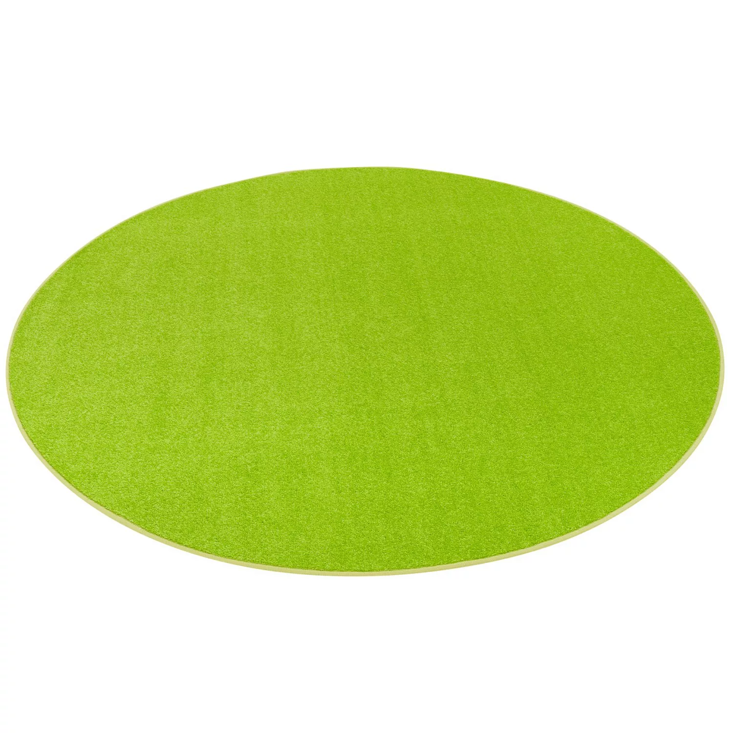 Snapstyle Trend Velours Teppich Joy Grasgrün 133cm Rund günstig online kaufen