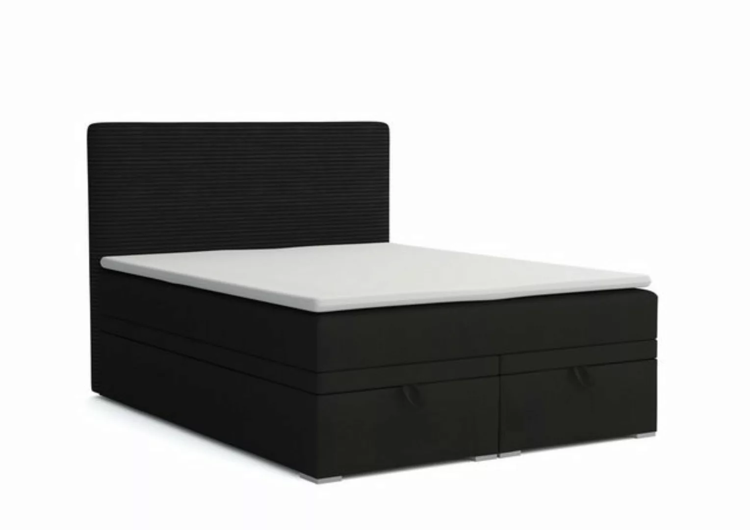 Deine Möbel 24 Boxspringbett DARO Polsterbett Komplettbett Bett mit einer M günstig online kaufen