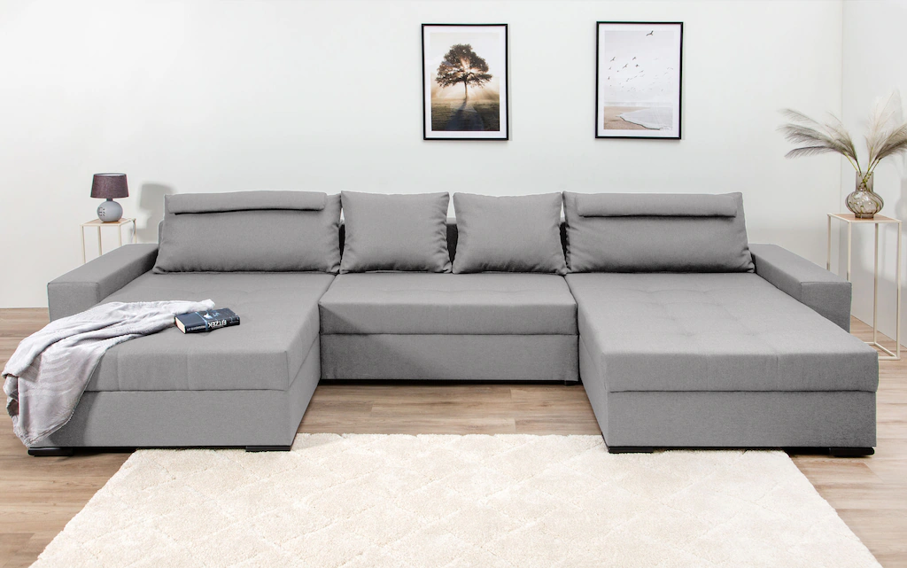 COLLECTION AB Wohnlandschaft "XXXL-Josy Relax U-Form Breite 352 cm, mit 2 g günstig online kaufen