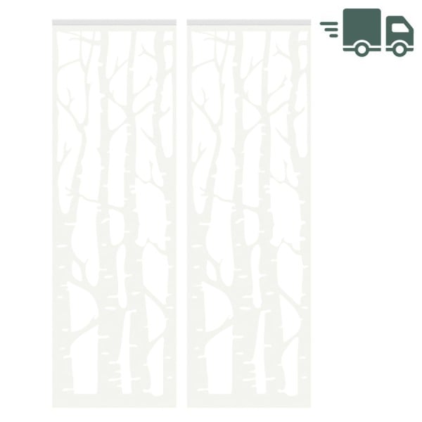 BuzziSpace BuzziFalls Birke | Raumteiler Wand Decke | 2er Set | Offwhite günstig online kaufen