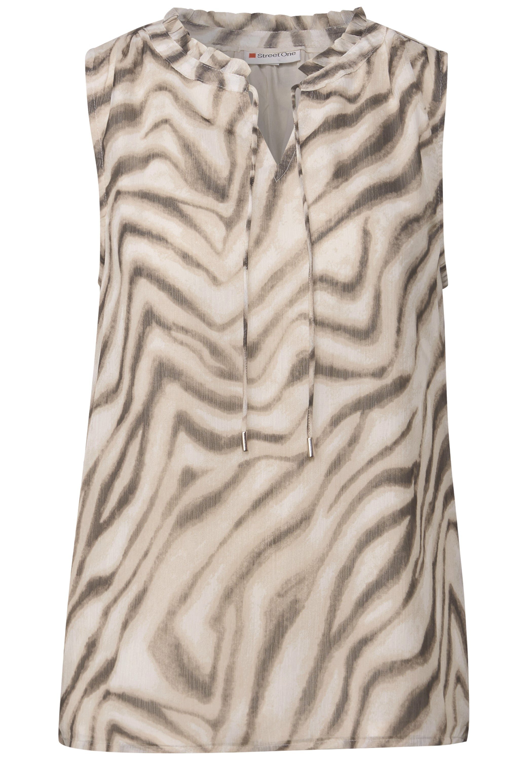 STREET ONE Blusentop Chiffon Blusentop mit günstig online kaufen
