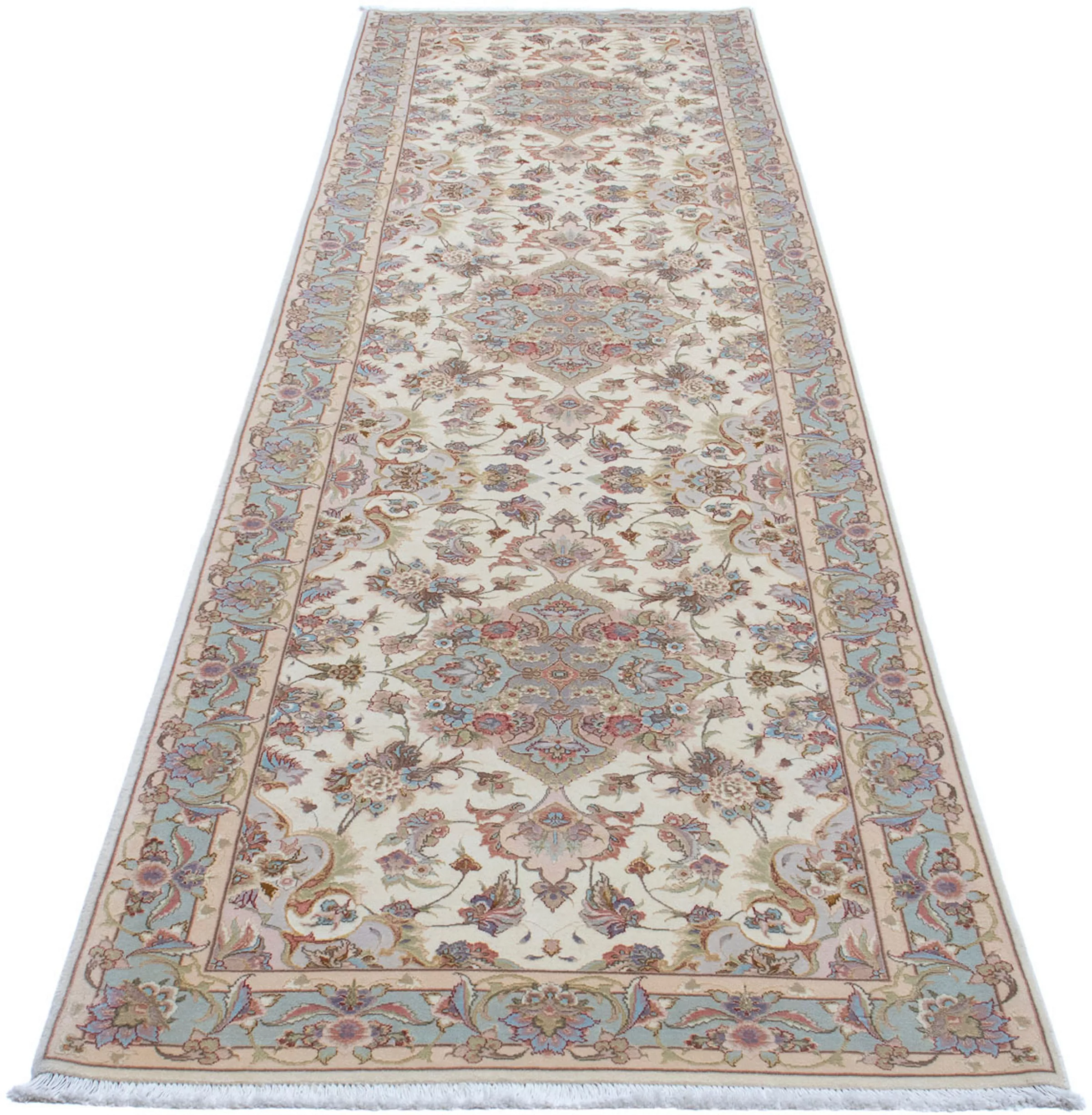 morgenland Orientteppich »Perser - Täbriz - Royal - 360 x 90 cm - beige«, r günstig online kaufen