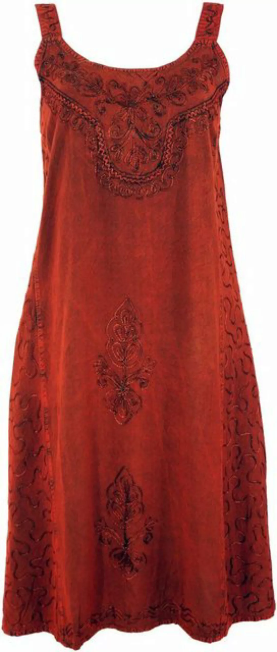 Guru-Shop Midikleid Besticktes Boho Sommerkleid, Midikleid,.. alternative B günstig online kaufen