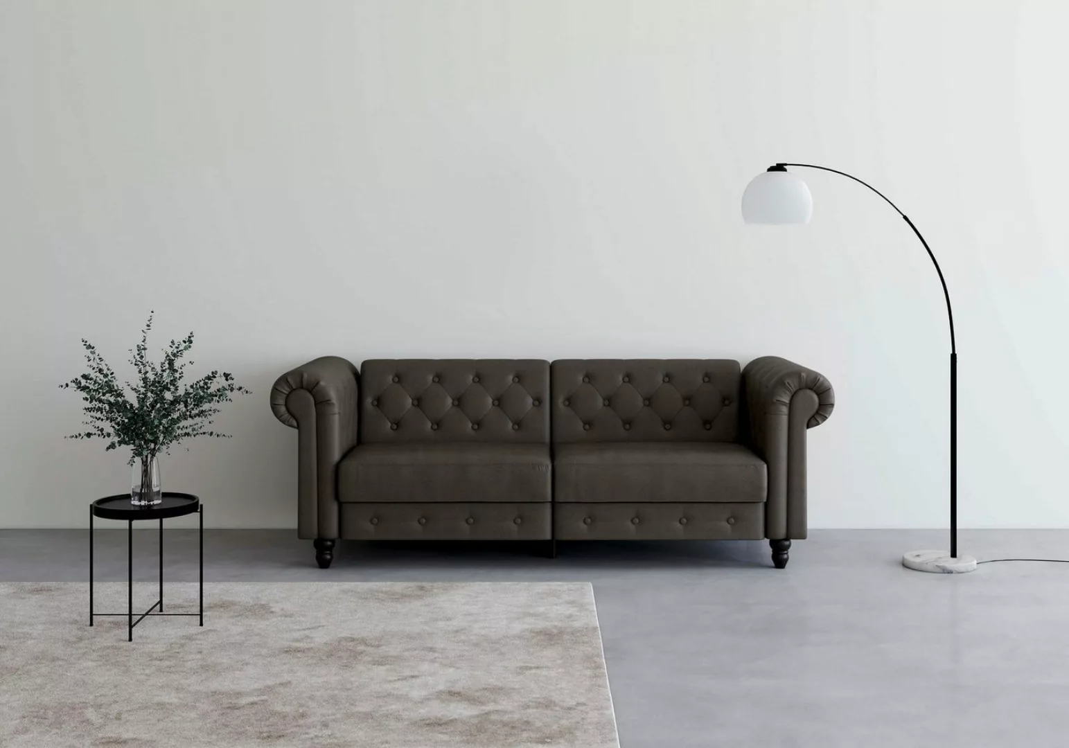Dorel Home 3-Sitzer Felix, Schlafsofa 236 cm, (Liegefläche 108x190cm), Rück günstig online kaufen