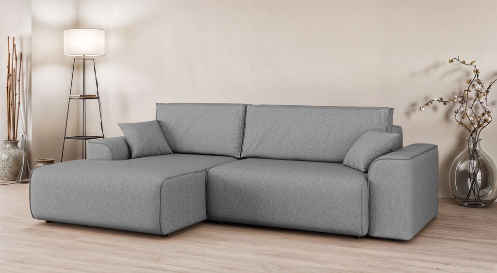 Home affaire Ecksofa "Santenay mit Bettfunktion und Bettkasten, Maße: B/T/H günstig online kaufen