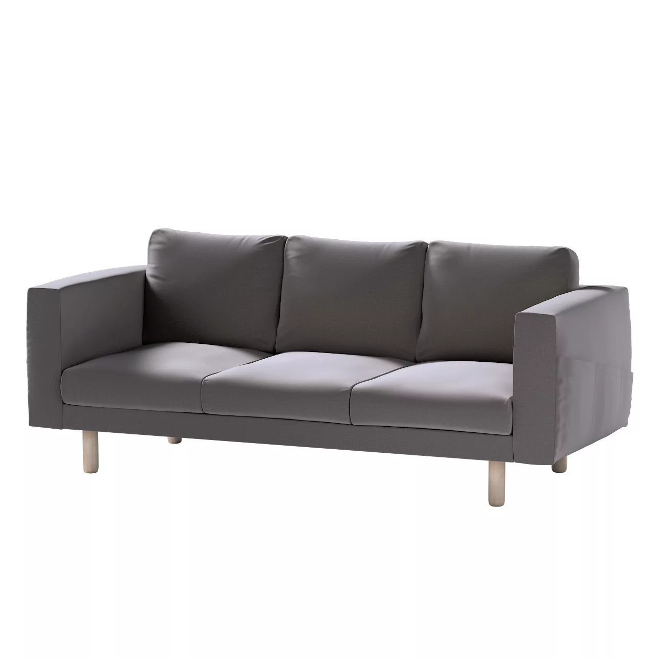 Bezug für Norsborg 3-Sitzer Sofa, braun, Norsborg 3-Sitzer Sofabezug, Ingri günstig online kaufen