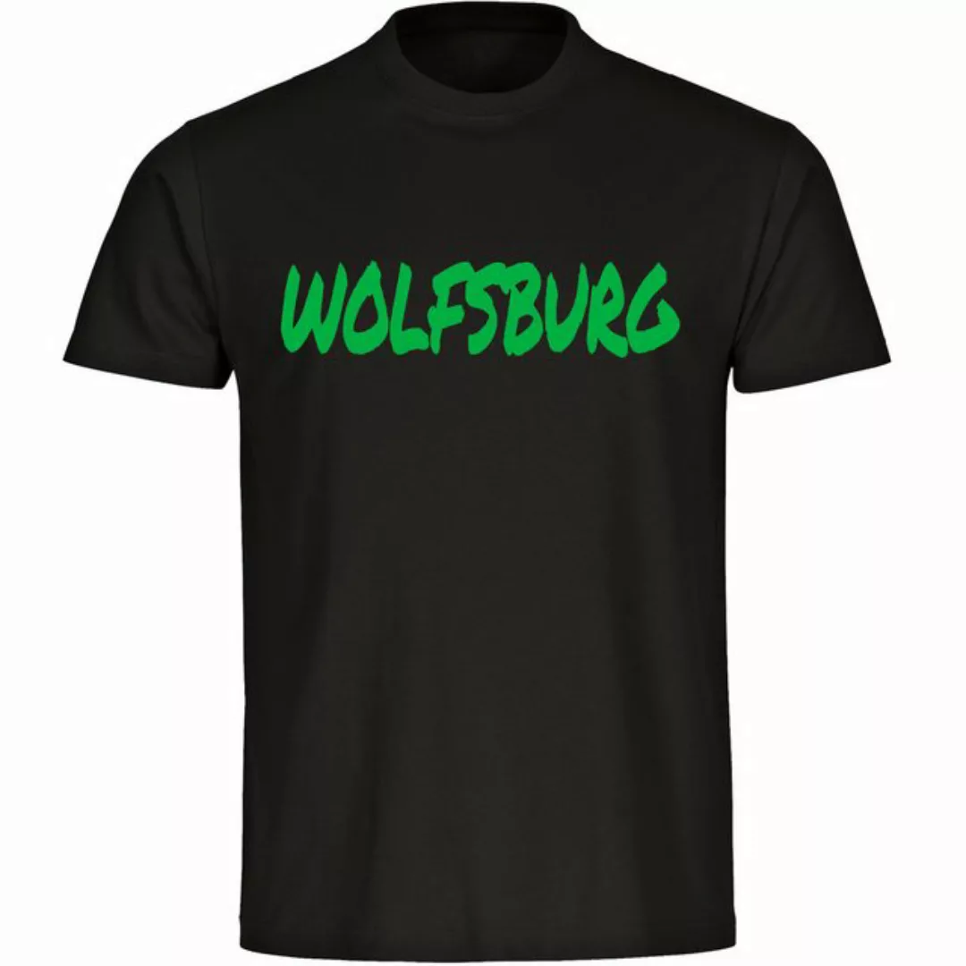 multifanshop T-Shirt Herren Wolfsburg - Textmarker - Männer günstig online kaufen