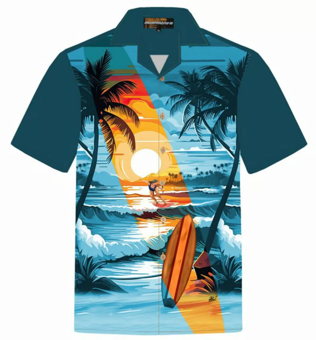 Hawaiihemdshop.de Hawaiihemd Hawaiihemdshop Hawaii Hemd Herren Baumwolle Ku günstig online kaufen