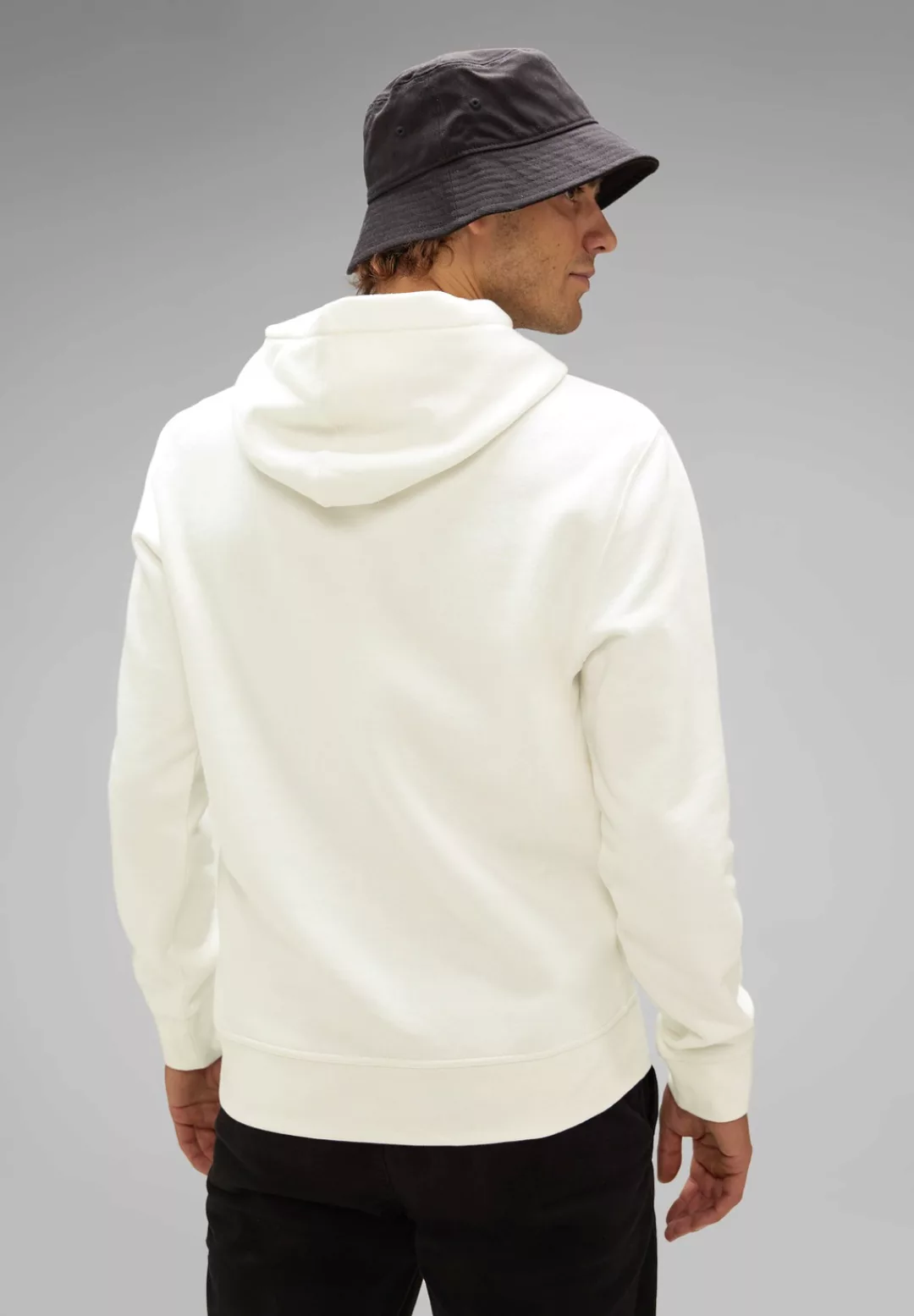 STREET ONE MEN Hoodie mit Wording günstig online kaufen