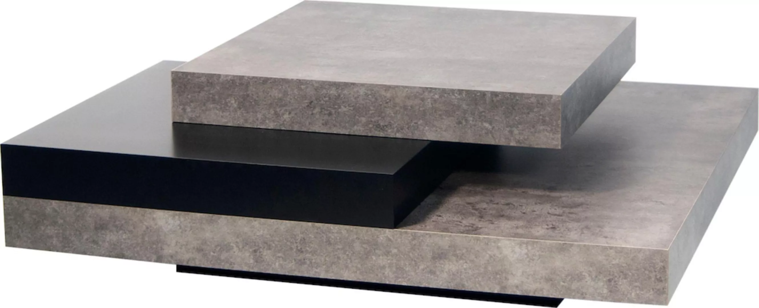 TemaHome Couchtisch "Slate", im modernem tollen Holzdesign, Breite 90 cm günstig online kaufen