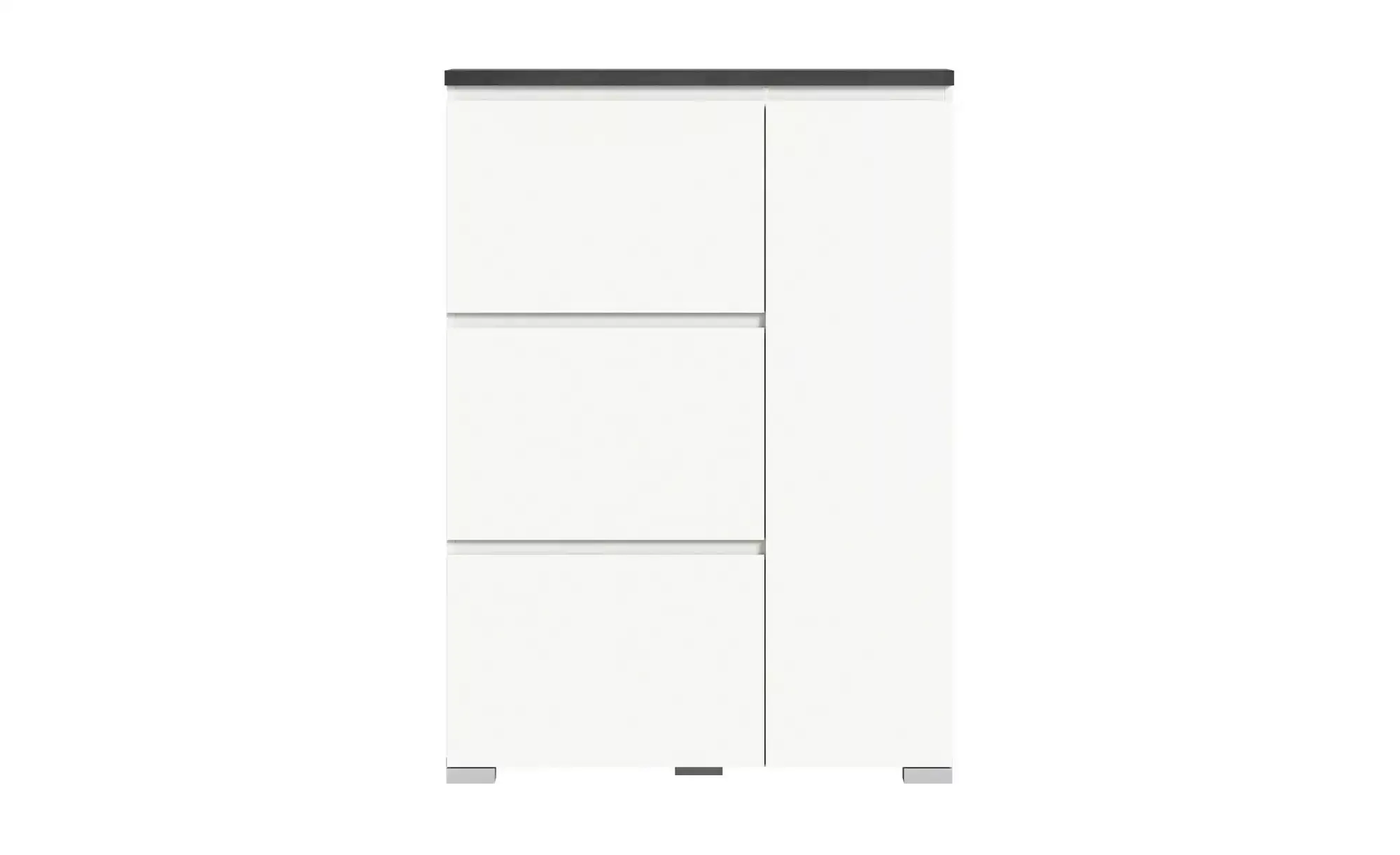 xonox.home Schuhschrank in Weiß - 95x130x18cm (BxHxT) günstig online kaufen