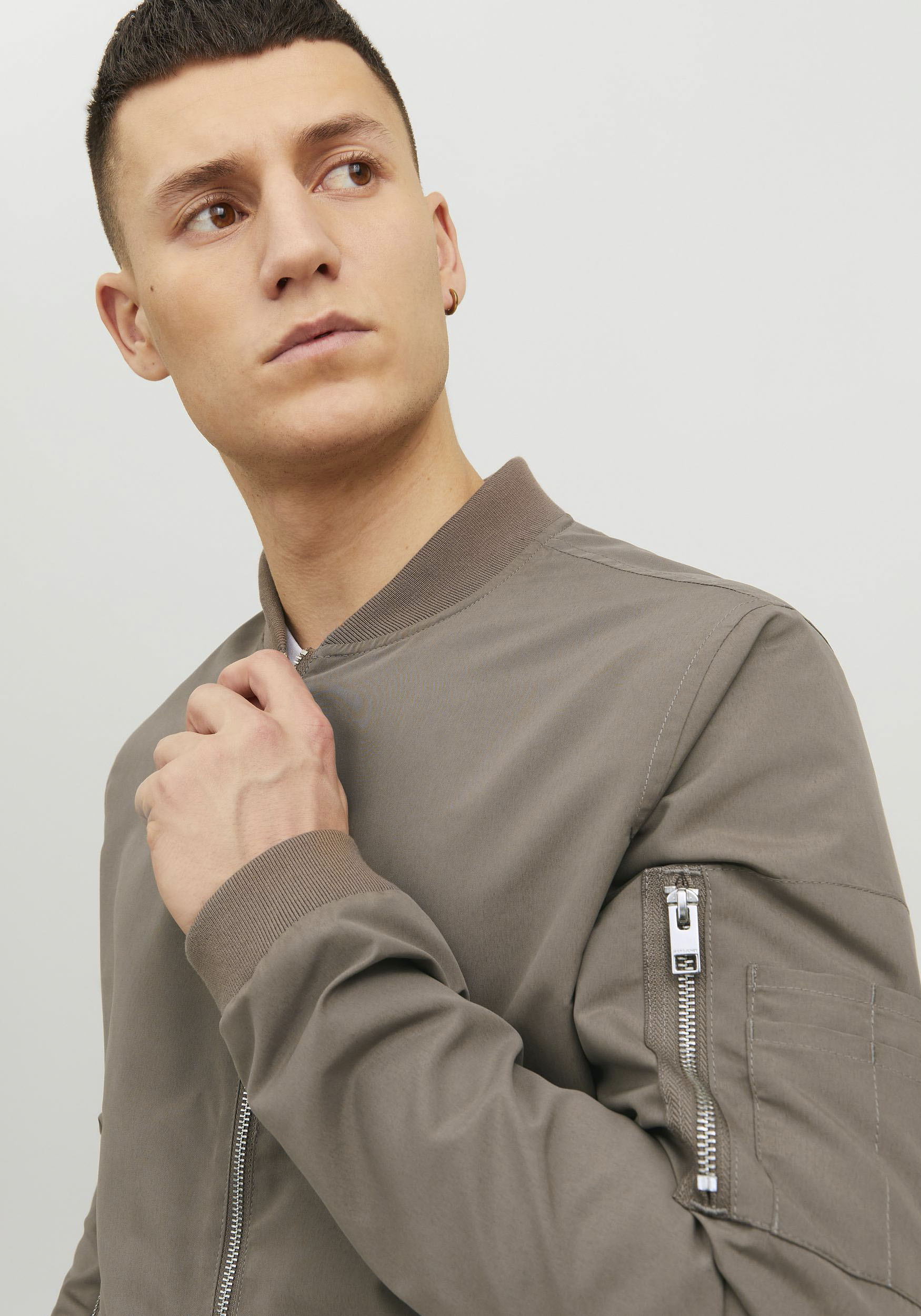 Jack & Jones Blouson "JJERUSH BOMBER NOOS", ohne Kapuze, mit Reißverschluss günstig online kaufen