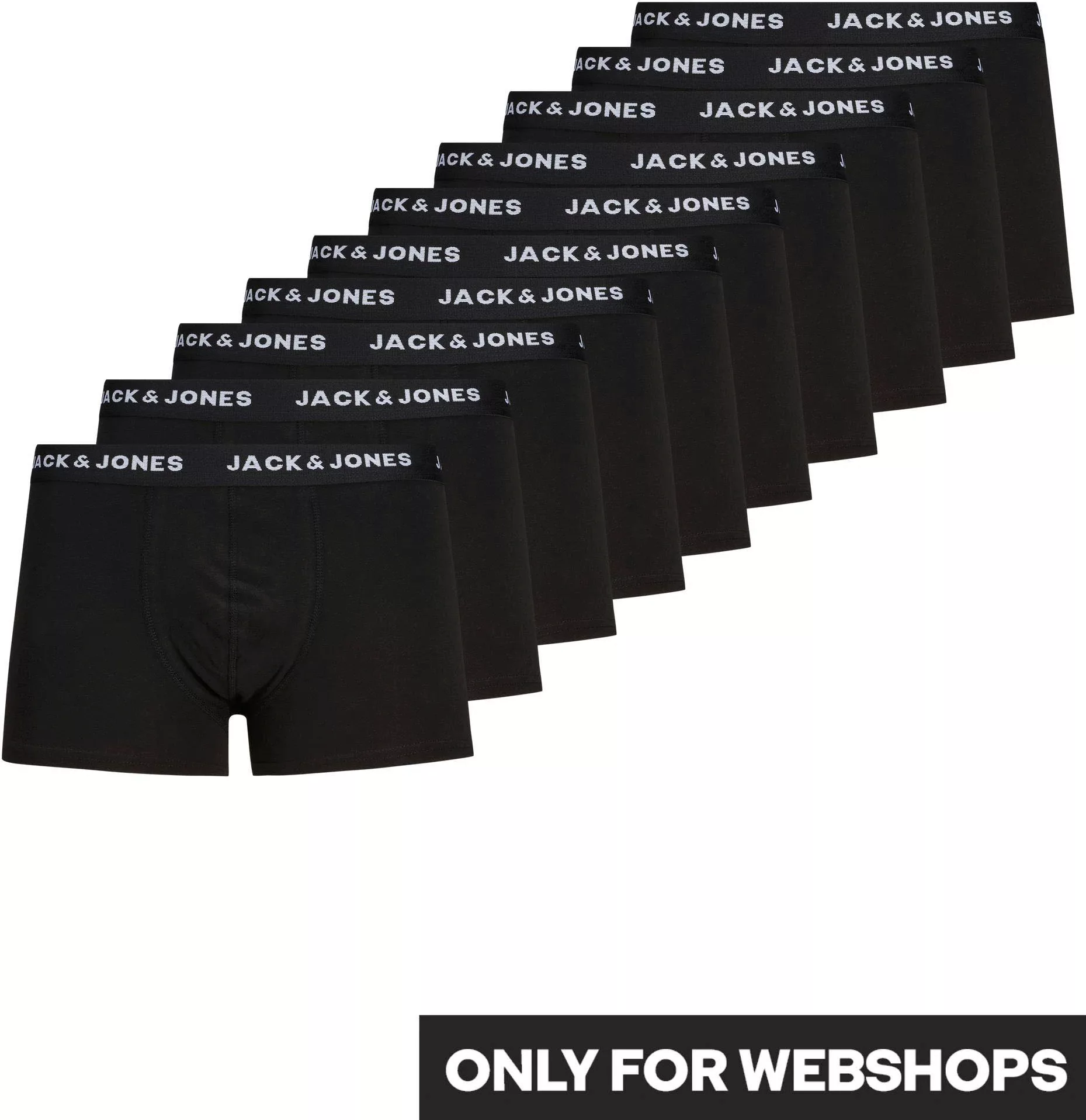 Jack & Jones Herren Boxershort JACSOLID TRUNKS 10er Pack günstig online kaufen