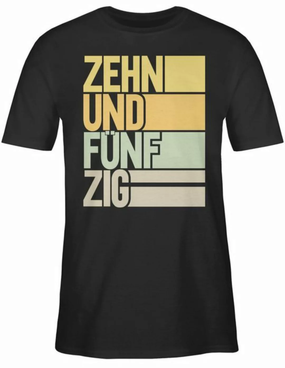 Shirtracer T-Shirt Zehnundfünfzig 60. Geburtstag günstig online kaufen