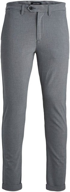 Jack & Jones Herren Chino Hose JPSTMARCO JJCONNOR AKM 909 - Slim Fit Grau günstig online kaufen