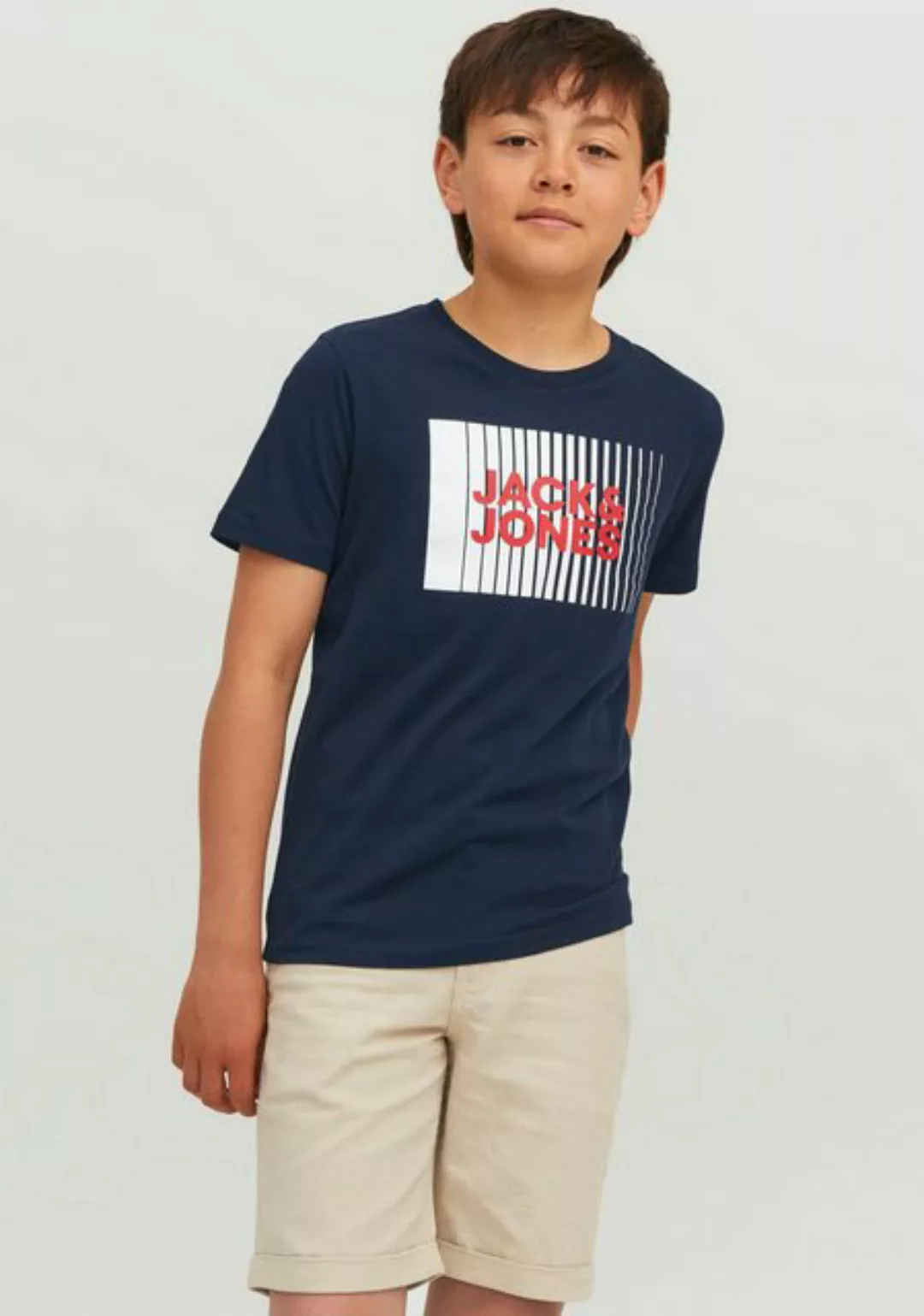 Jack & Jones Junior Kurzarmshirt JJECORP LOGO TEE PLAY SS O-NECK NOOS JNR günstig online kaufen