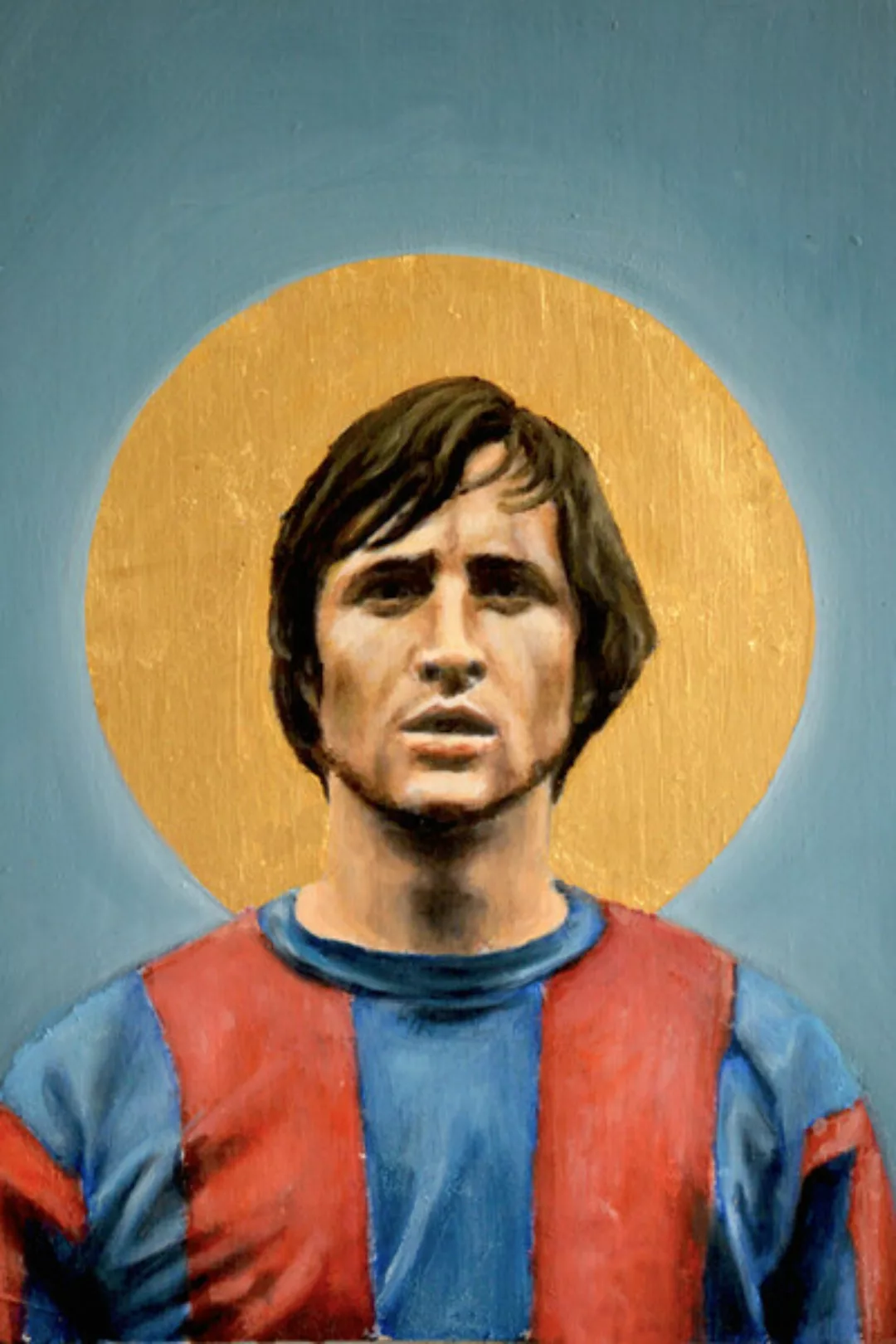 Poster / Leinwandbild - Johan Cruyff günstig online kaufen