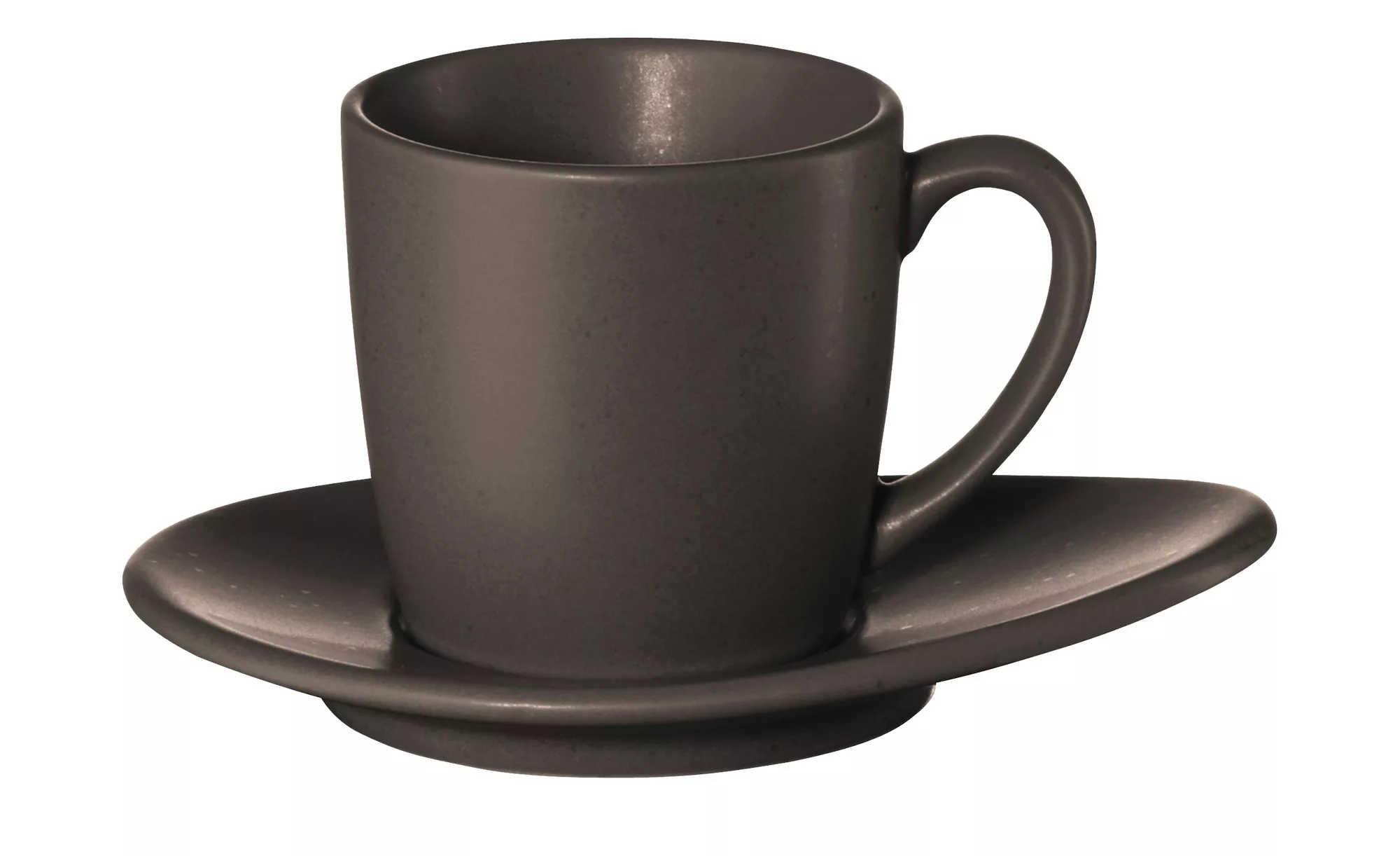 Espressotasse mit Unterteller  Cuba Marone ¦ braun ¦ Maße (cm): H: 5  Ø: 6 günstig online kaufen