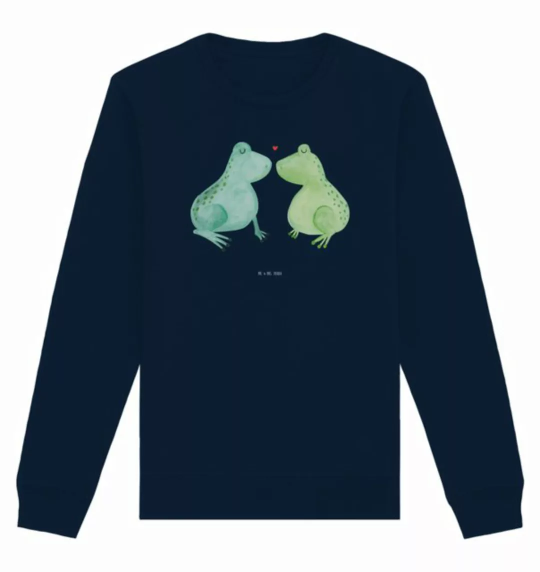 Mr. & Mrs. Panda Longpullover Größe M Frosch Liebe - French Navy - Geschenk günstig online kaufen