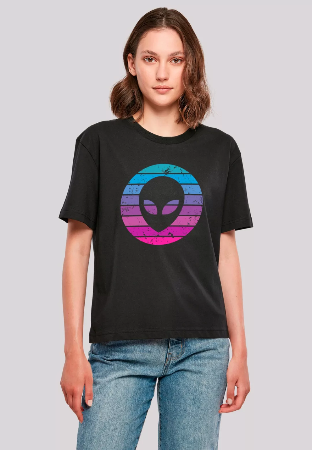 F4NT4STIC T-Shirt "Alien Kopf", Premium Qualität günstig online kaufen