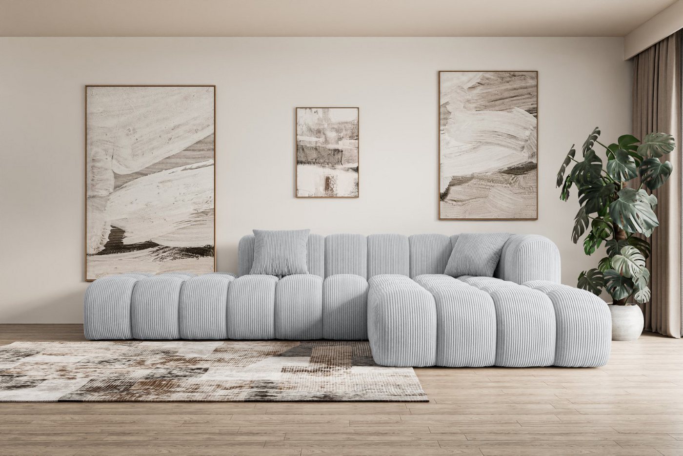 ALTDECOR Ecksofa OLEA-L2, Sofa Praktische Bequeme Funktionsecke Couch L-For günstig online kaufen