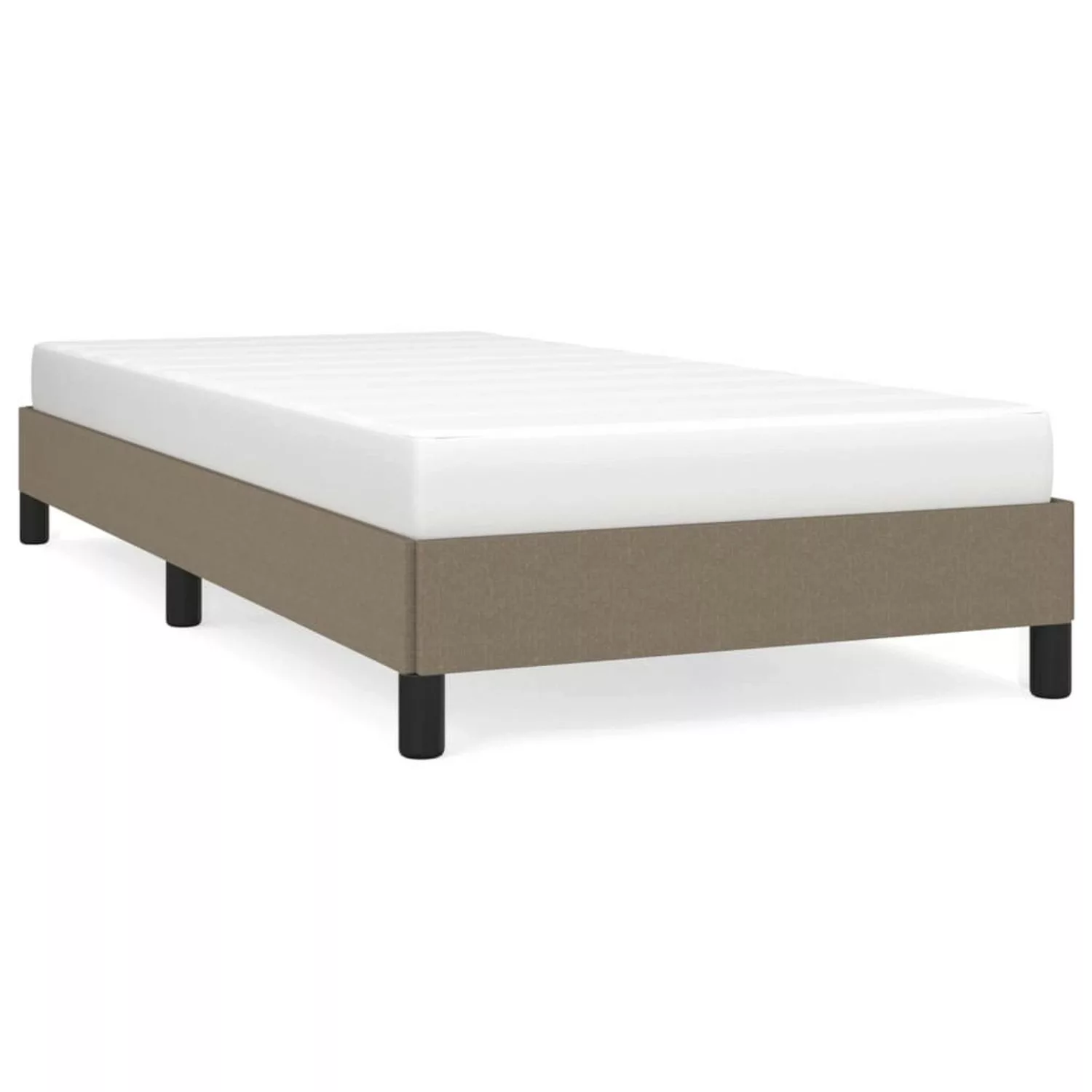 vidaXL Bettgestell Taupe 80x200 cm Stoff Modell 21387180 günstig online kaufen