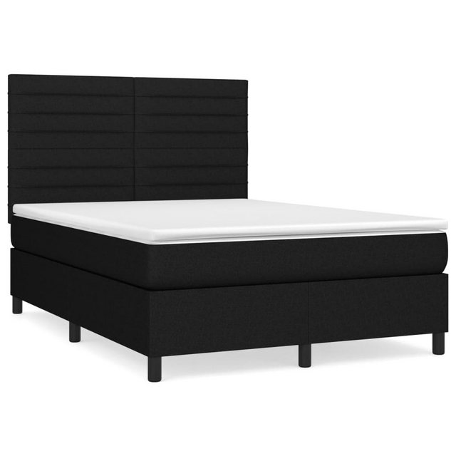 vidaXL Boxspringbett Bett Boxspringbett mit Matratze Stoff (140 x 190 cm, S günstig online kaufen