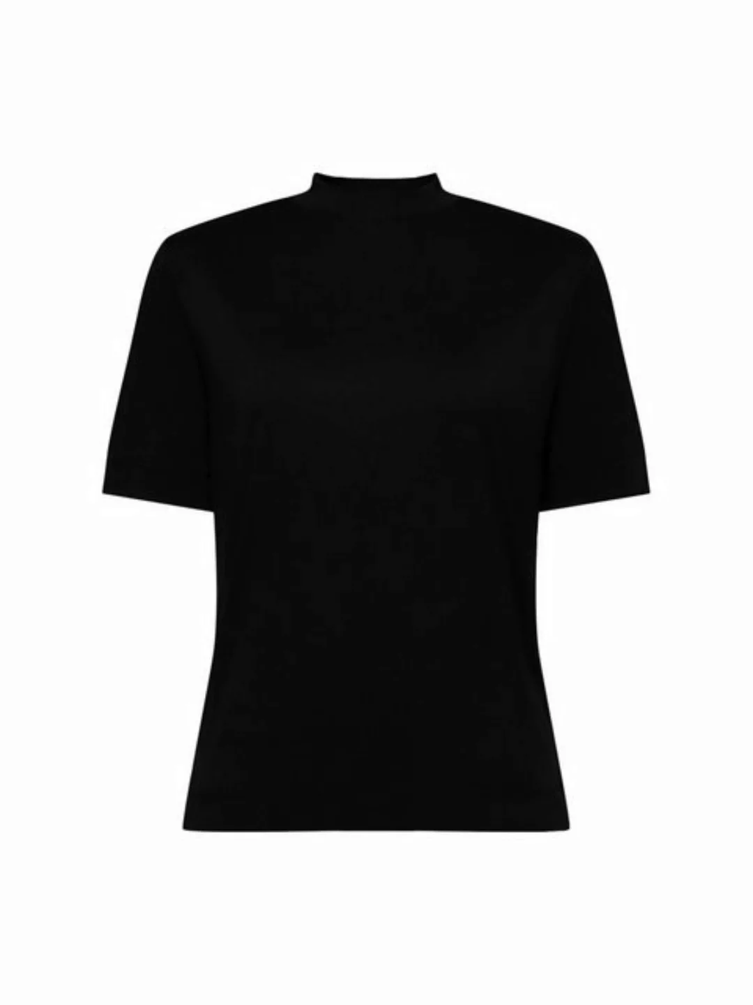 Esprit Collection T-Shirt Jersey-T-Shirt mit Stehkragen (1-tlg) günstig online kaufen