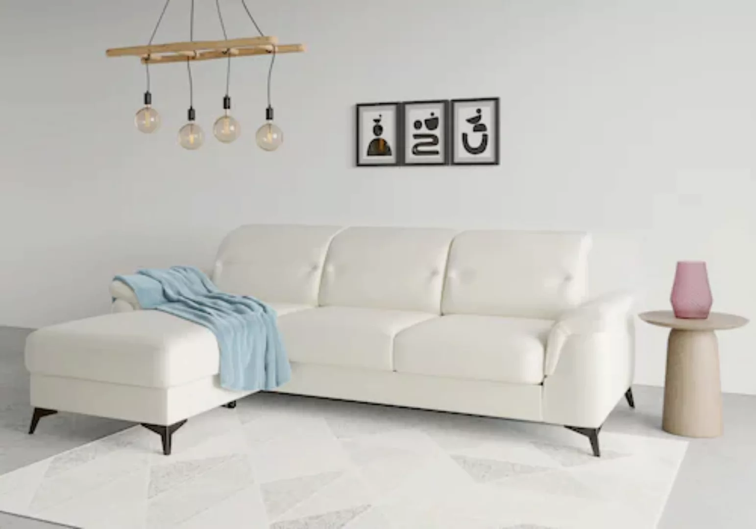 sit&more Ecksofa »Sinatra L-Form«, mit Recamiere, optional mit Kopfteilvers günstig online kaufen