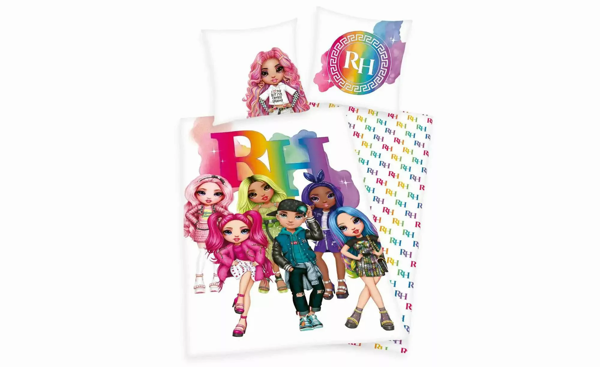 Rainbow High Kinderbettwäsche »Rainbow High«, (2 tlg.), mit tollem Motiv günstig online kaufen