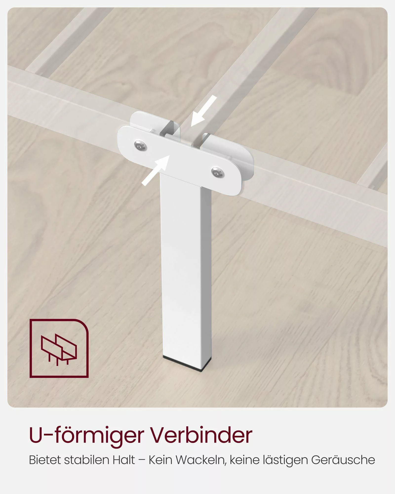 VASAGLE Bettgestell (1-tlg., 140 x 190 günstig online kaufen