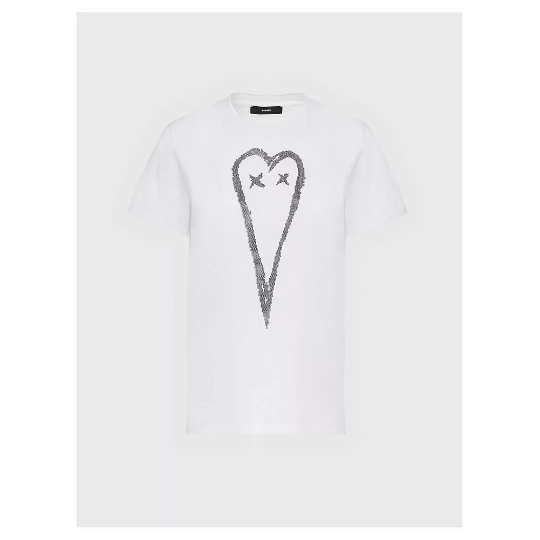 Diesel Sily E53 Kurzärmeliges T-shirt M Bright White günstig online kaufen