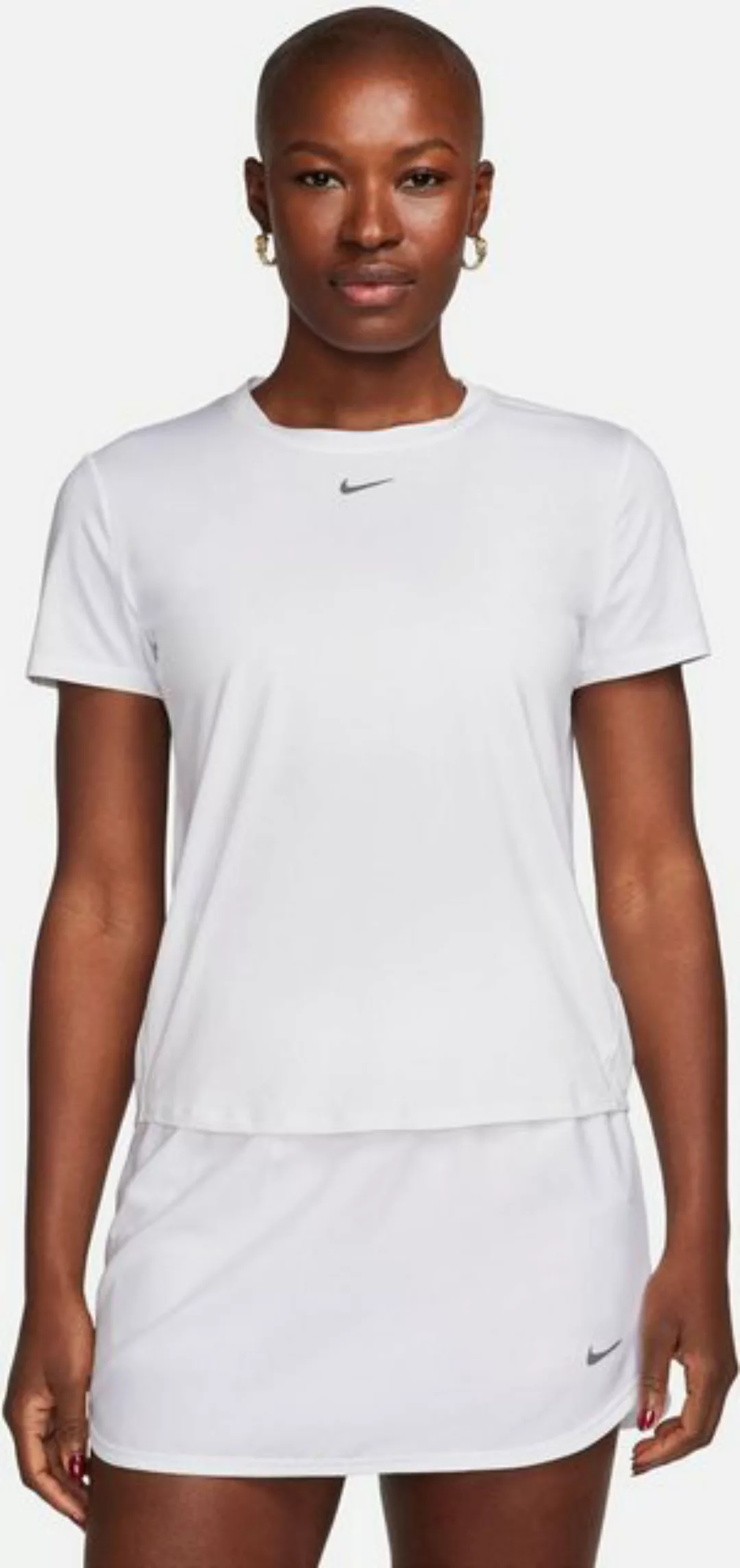 Nike Kurzarmshirt W NK ONE CLASSIC DF SS TOP WHITE/BLACK günstig online kaufen